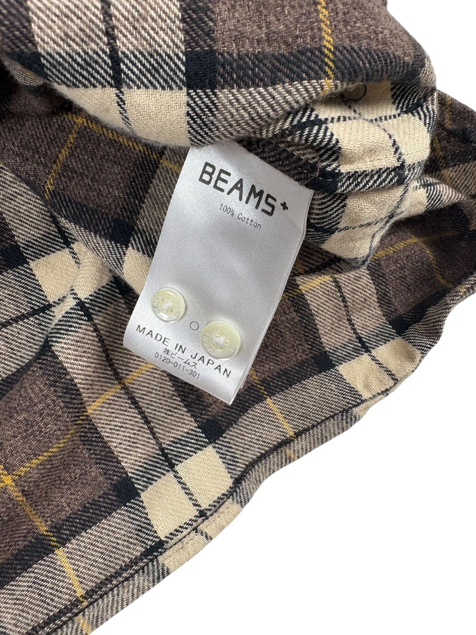 Beams Japan Button Down Speckle Dyed Flannel