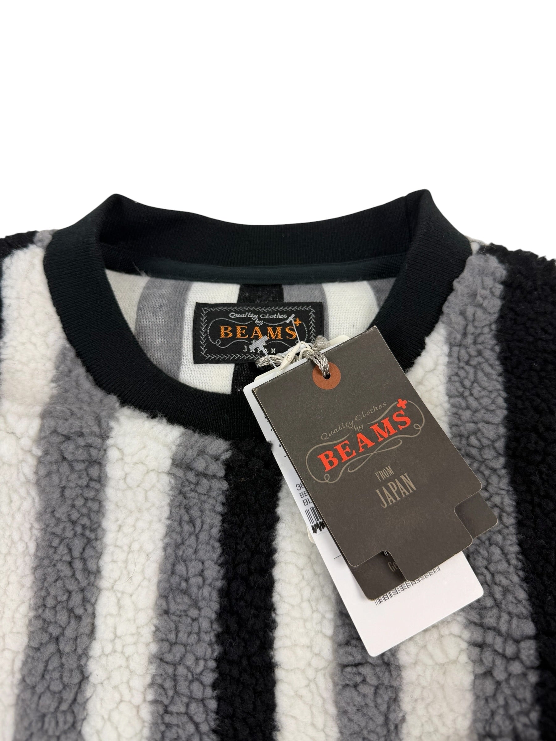 Beams Japan Native Rag Pattern Crew Sweater