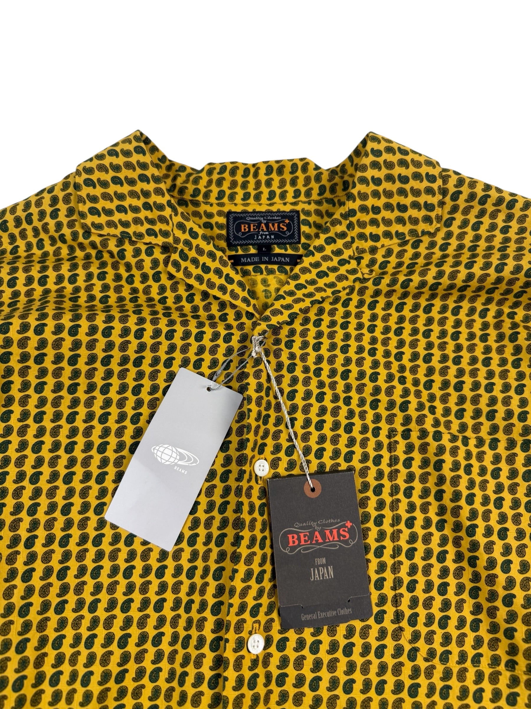 Beams Japan Open Collar Dobby Shirt