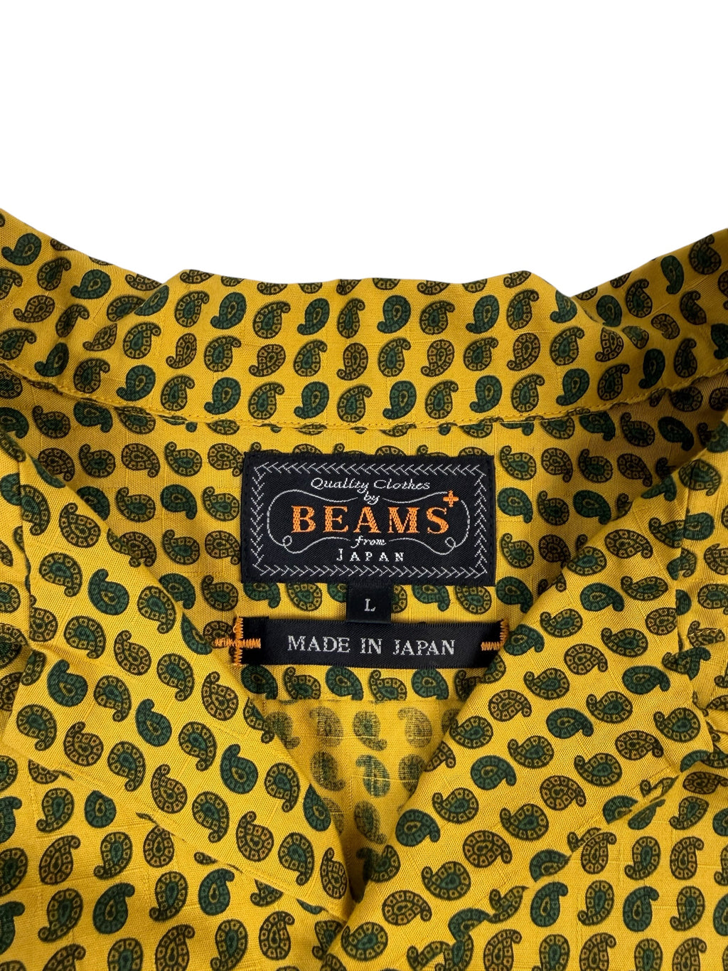 Beams Japan Open Collar Dobby Shirt