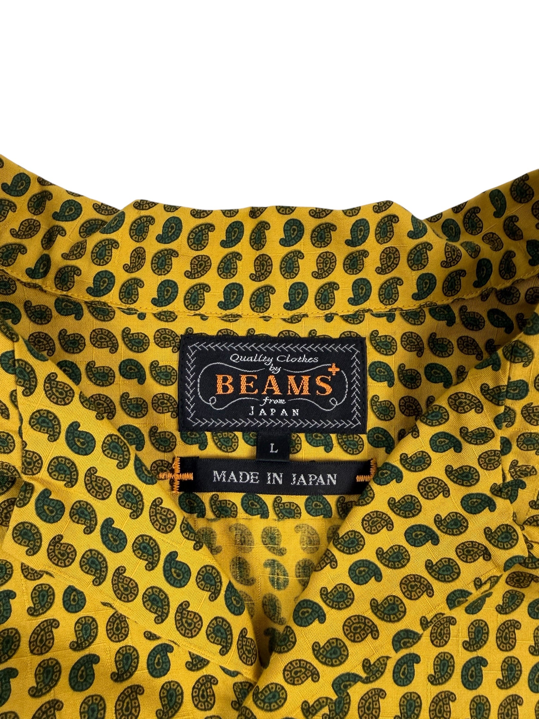 Beams Japan Open Collar Dobby Shirt