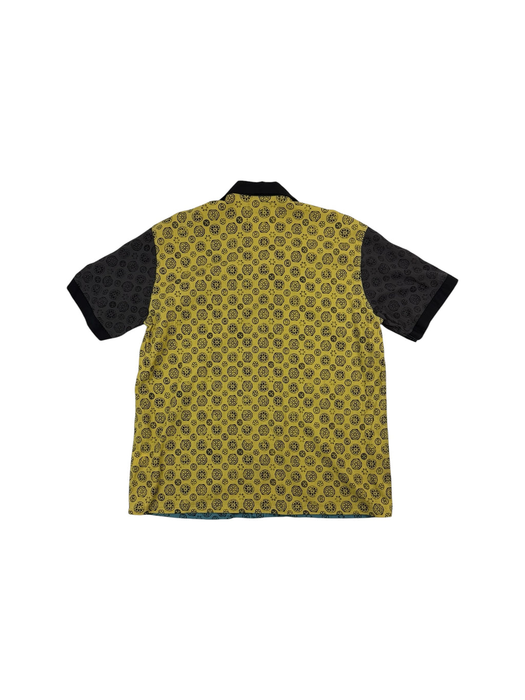 Beams Japan Takashimi Chijimi Print Panel Shirt