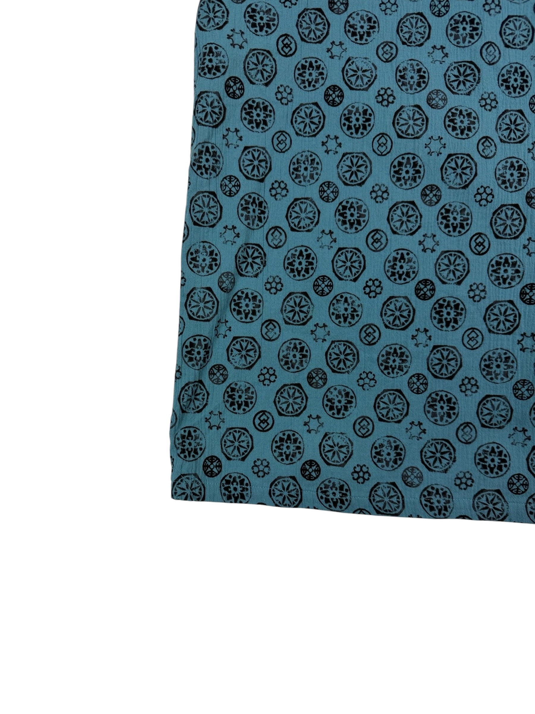 Beams Japan Takashimi Chijimi Print Panel Shirt