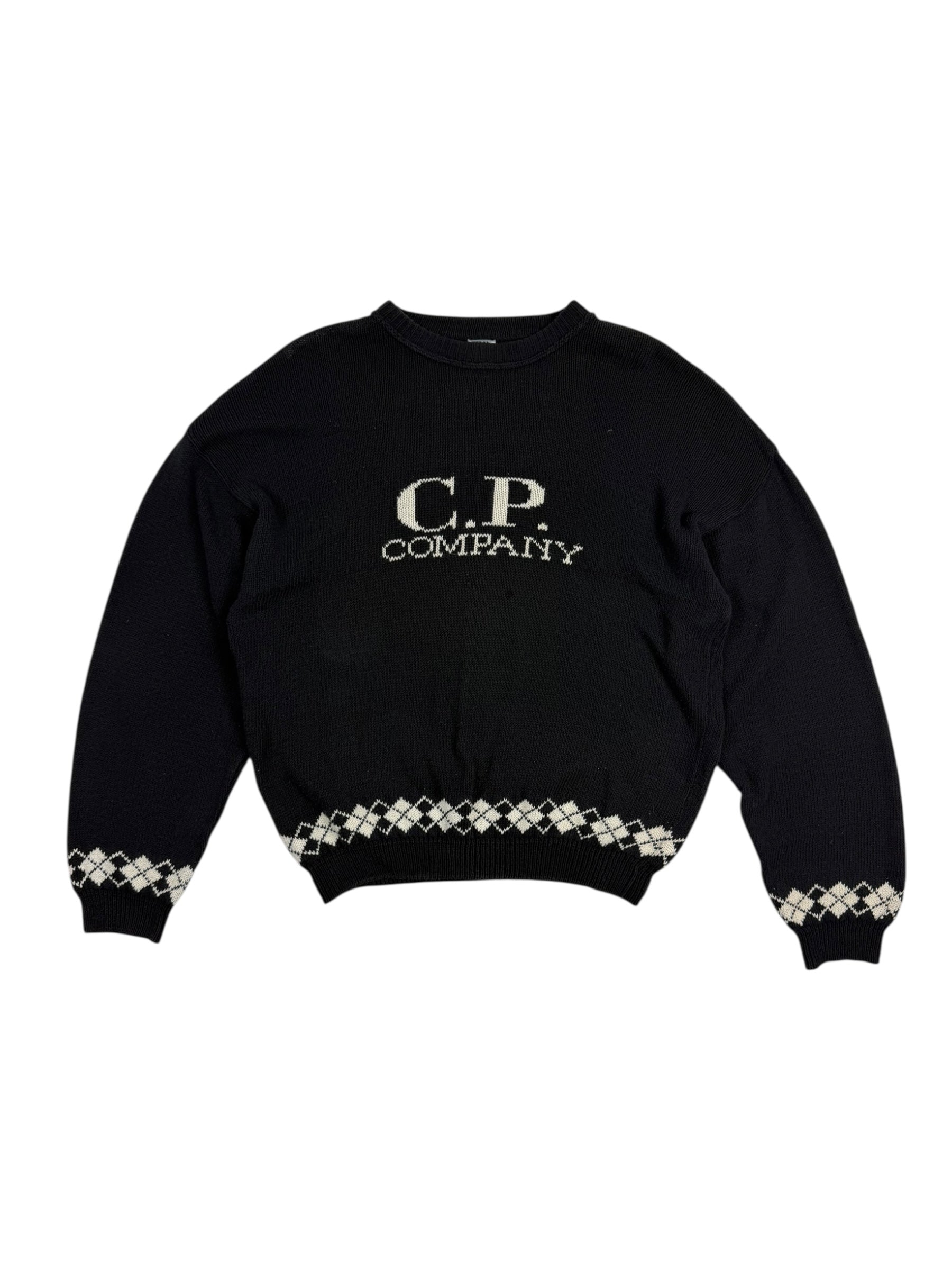 C.P. Company 1980s Jacquard Knit Sweater