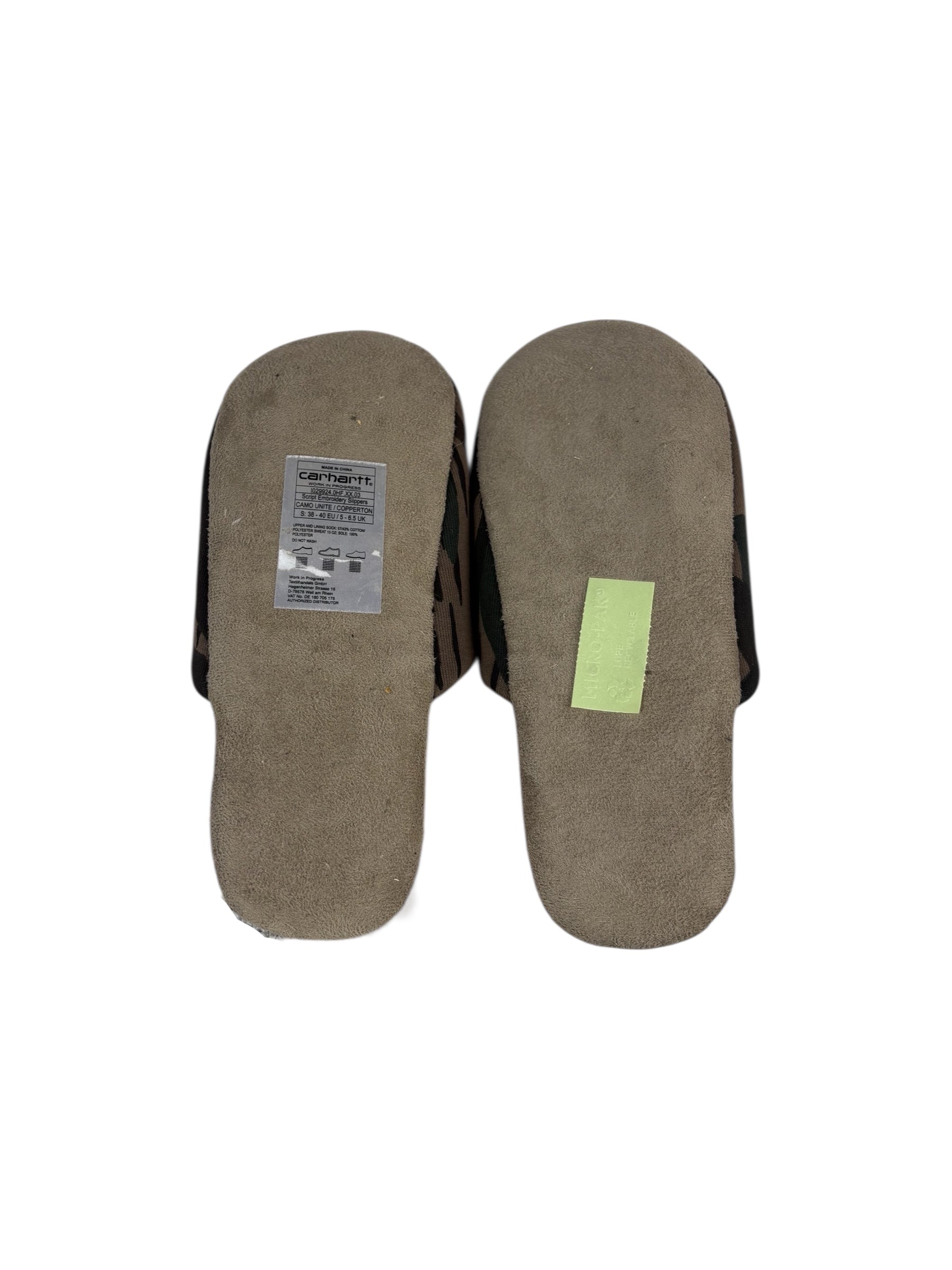 Carhartt Script Embroidery Slippers
