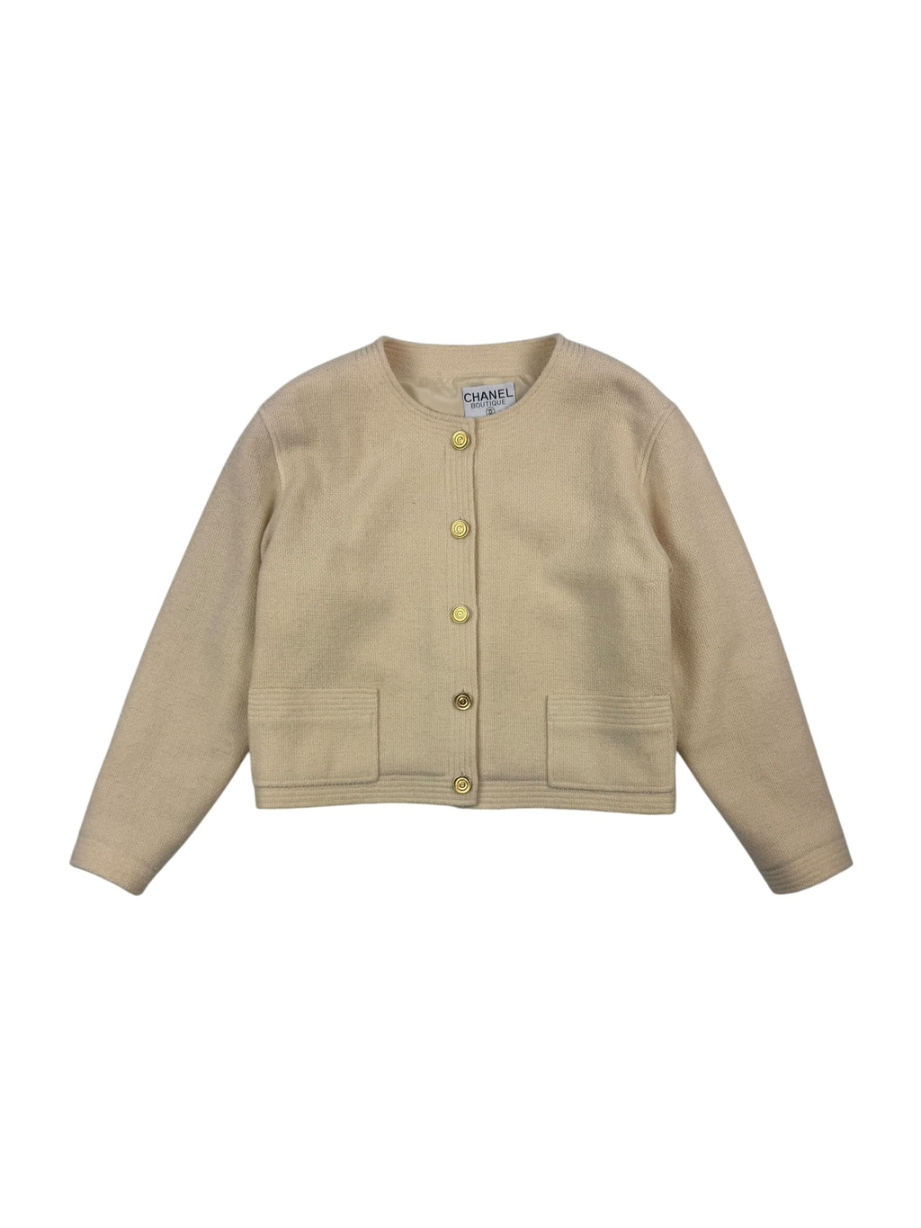 Chanel Boutique Spring / 1993 Tweed Boucle Jacket