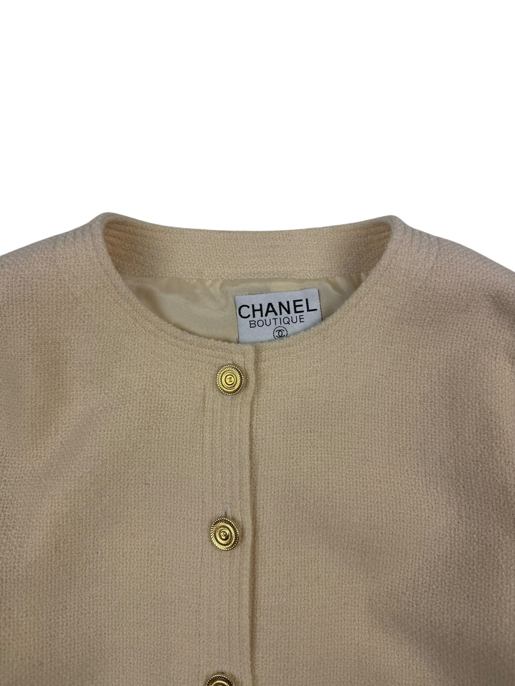 Chanel Boutique Spring / 1993 Tweed Boucle Jacket