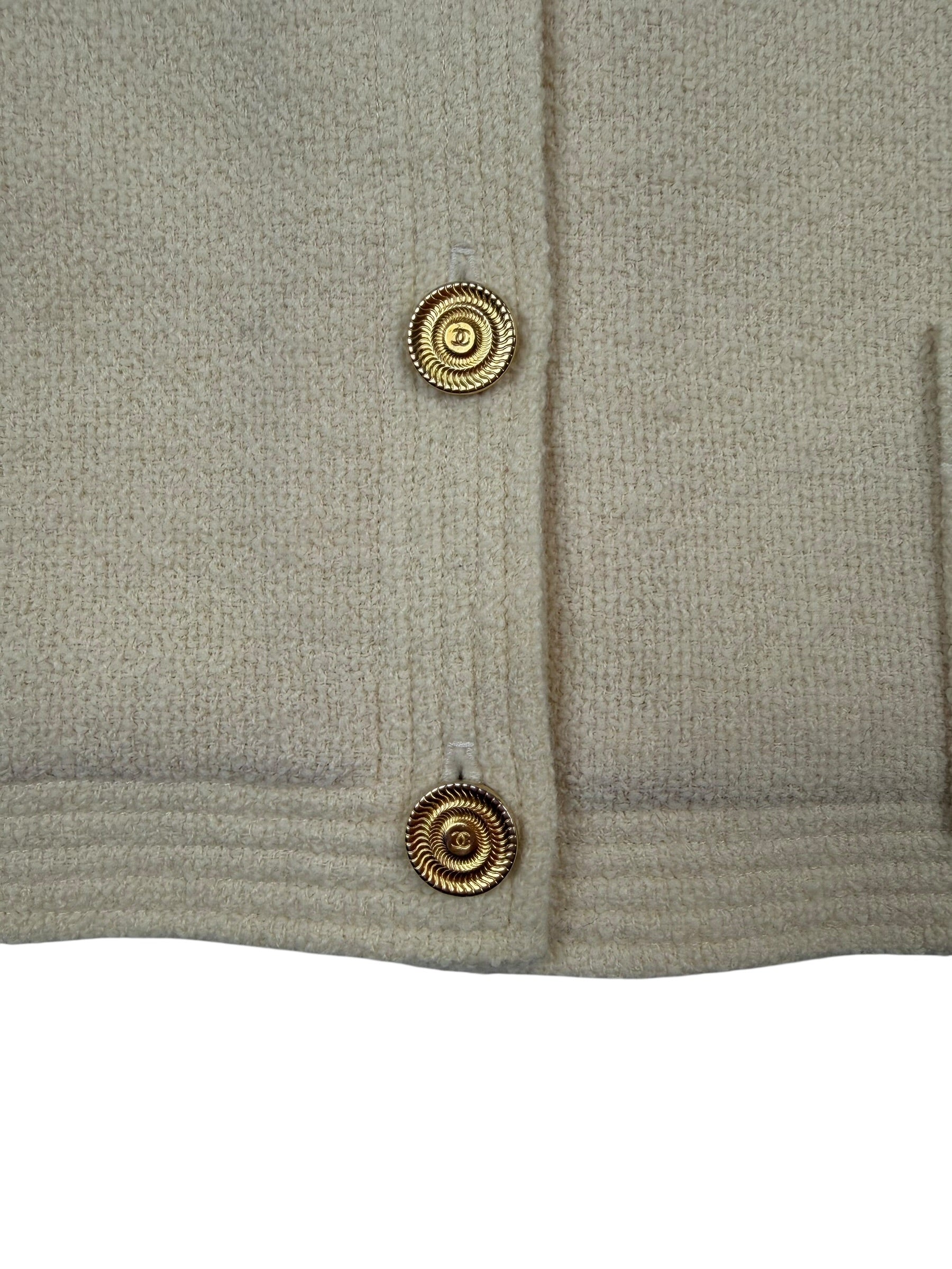 Chanel Boutique Spring / 1993 Tweed Boucle Jacket