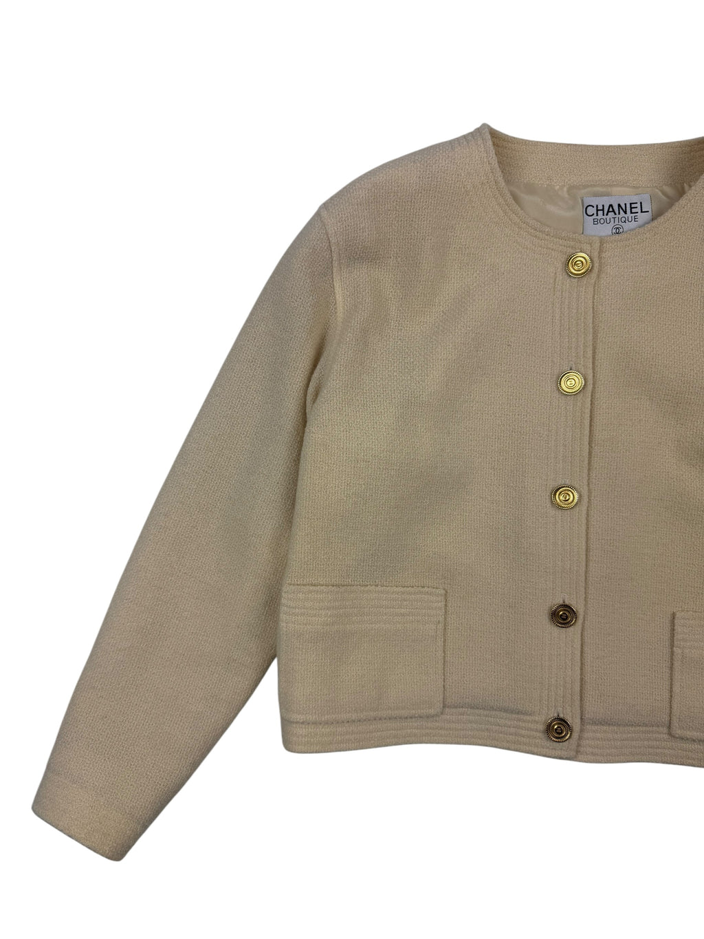 Chanel Boutique Spring / 1993 Tweed Boucle Jacket