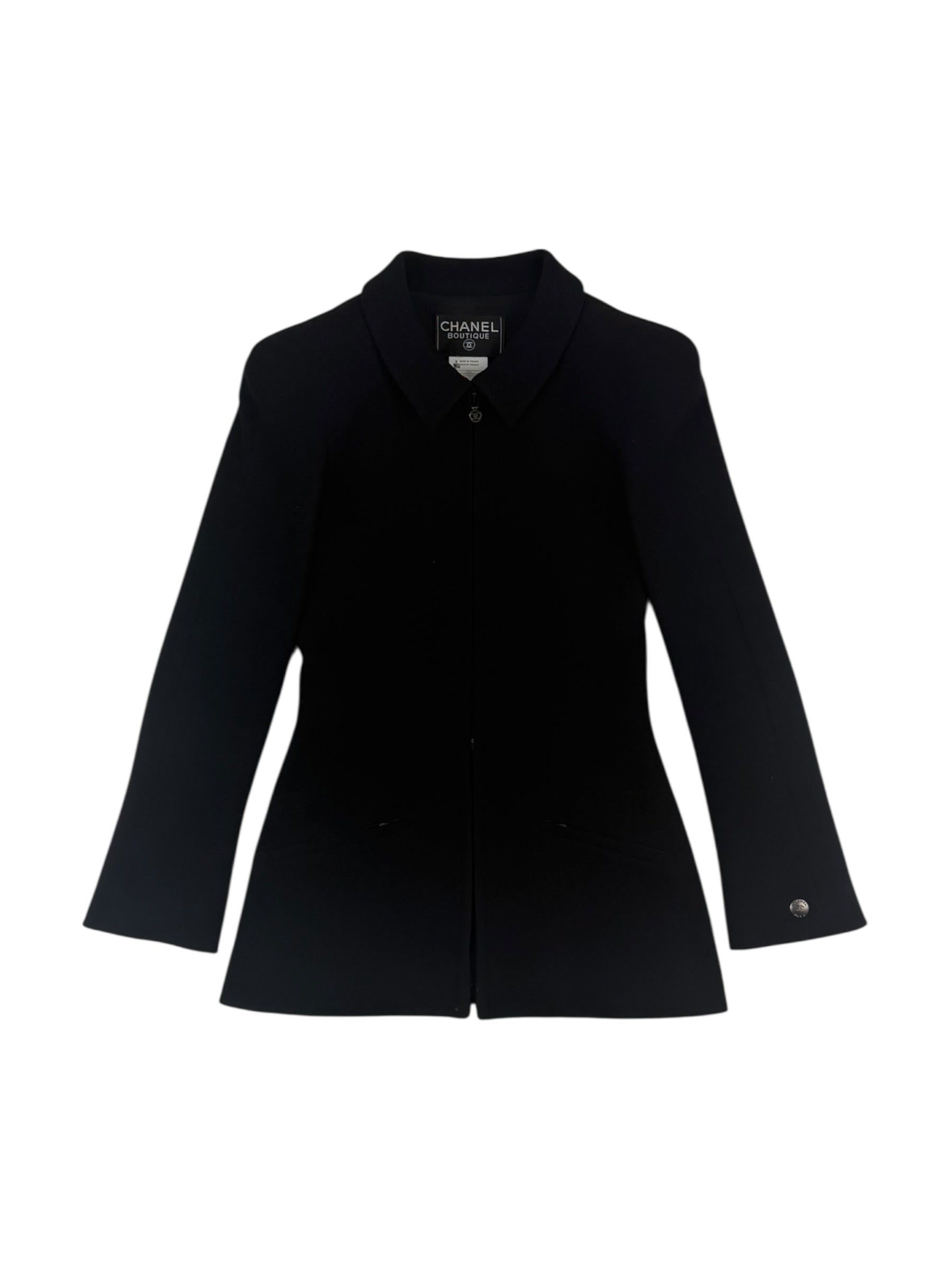 Chanel Boutique Autumn / 1997 Wool Blouson Jacket