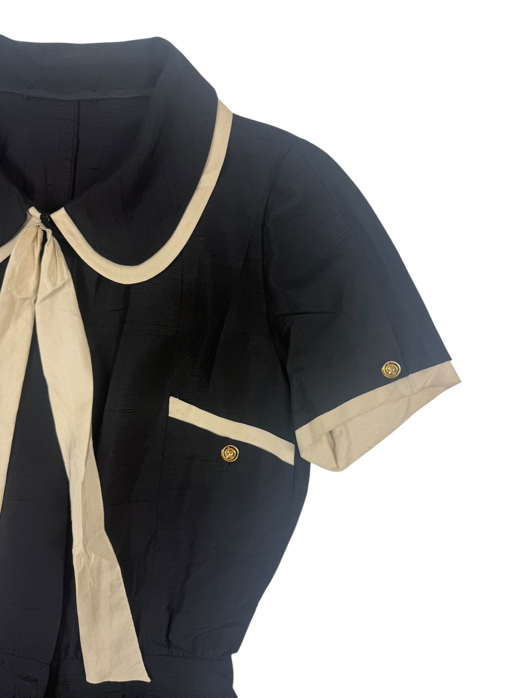 Chanel Boutique Spring / 1994 Silk Mini Dress