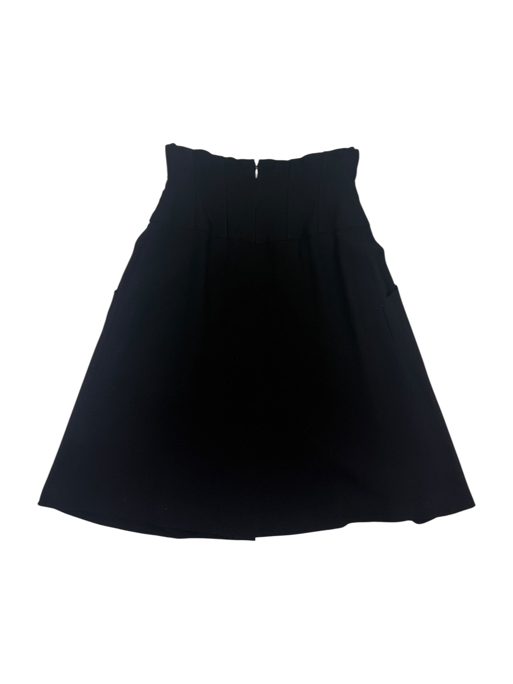 Chanel Boutique Spring / 1995 Wool Corset Skirt