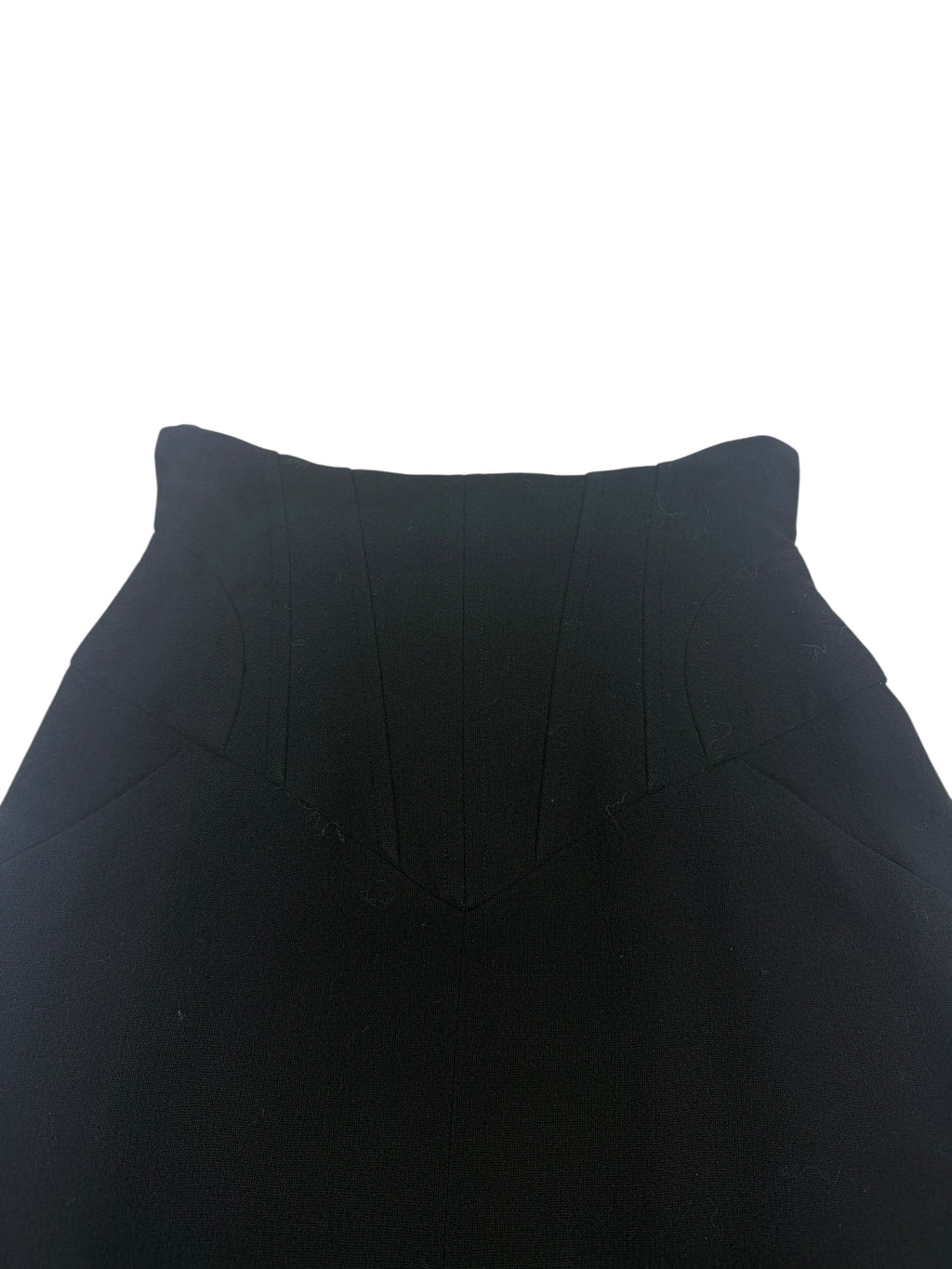 Chanel Boutique Spring / 1995 Wool Corset Skirt