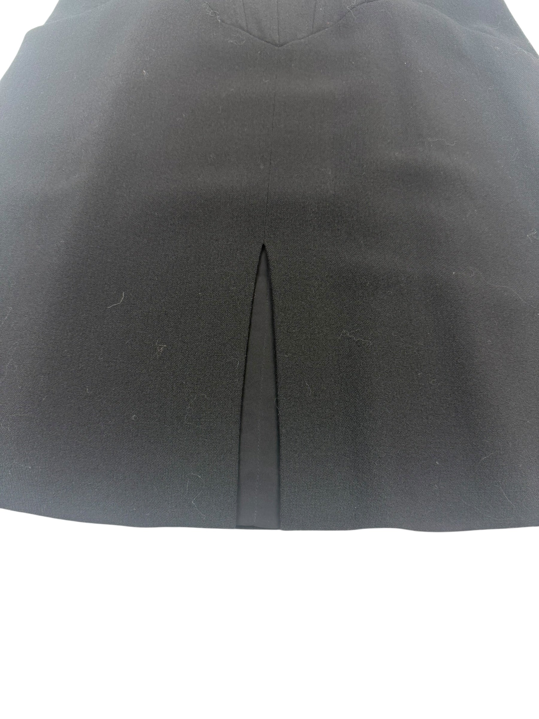 Chanel Boutique Spring / 1995 Wool Corset Skirt