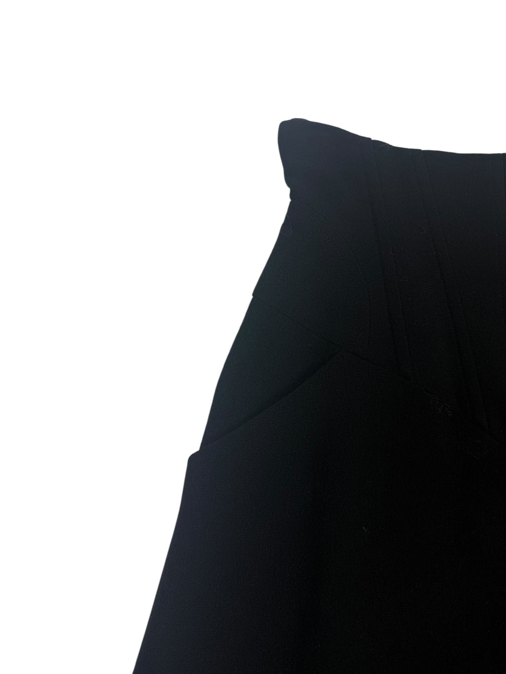 Chanel Boutique Spring / 1995 Wool Corset Skirt