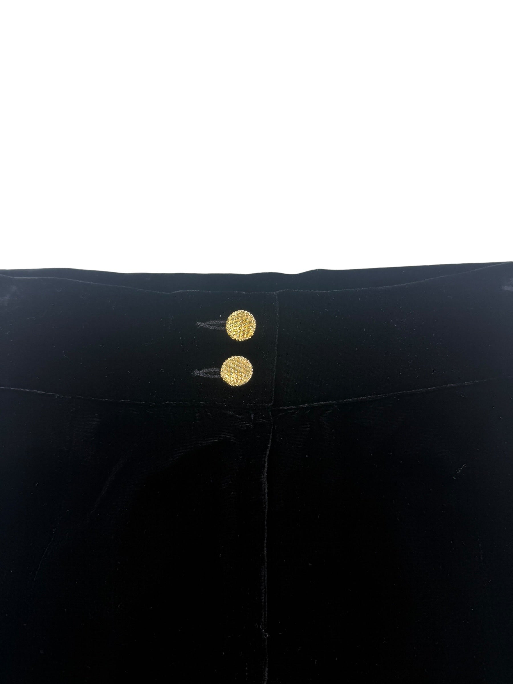 Chanel Spring / 1998 Velvet Skirt