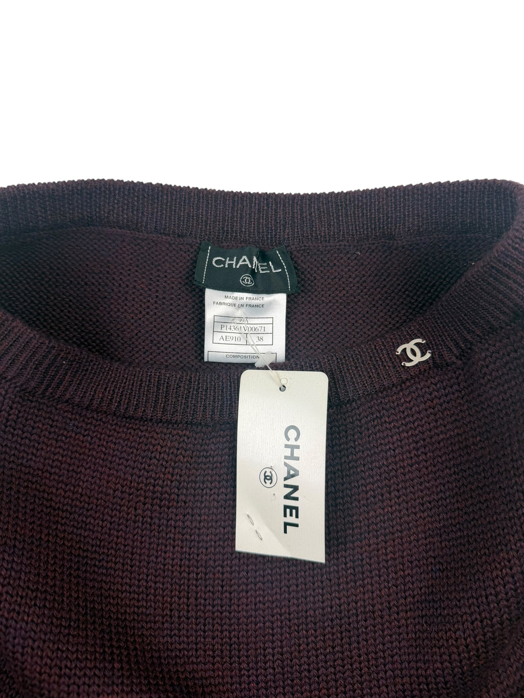 Chanel Autumn / 1999 Wool Two Piece Skirt & Cardigan