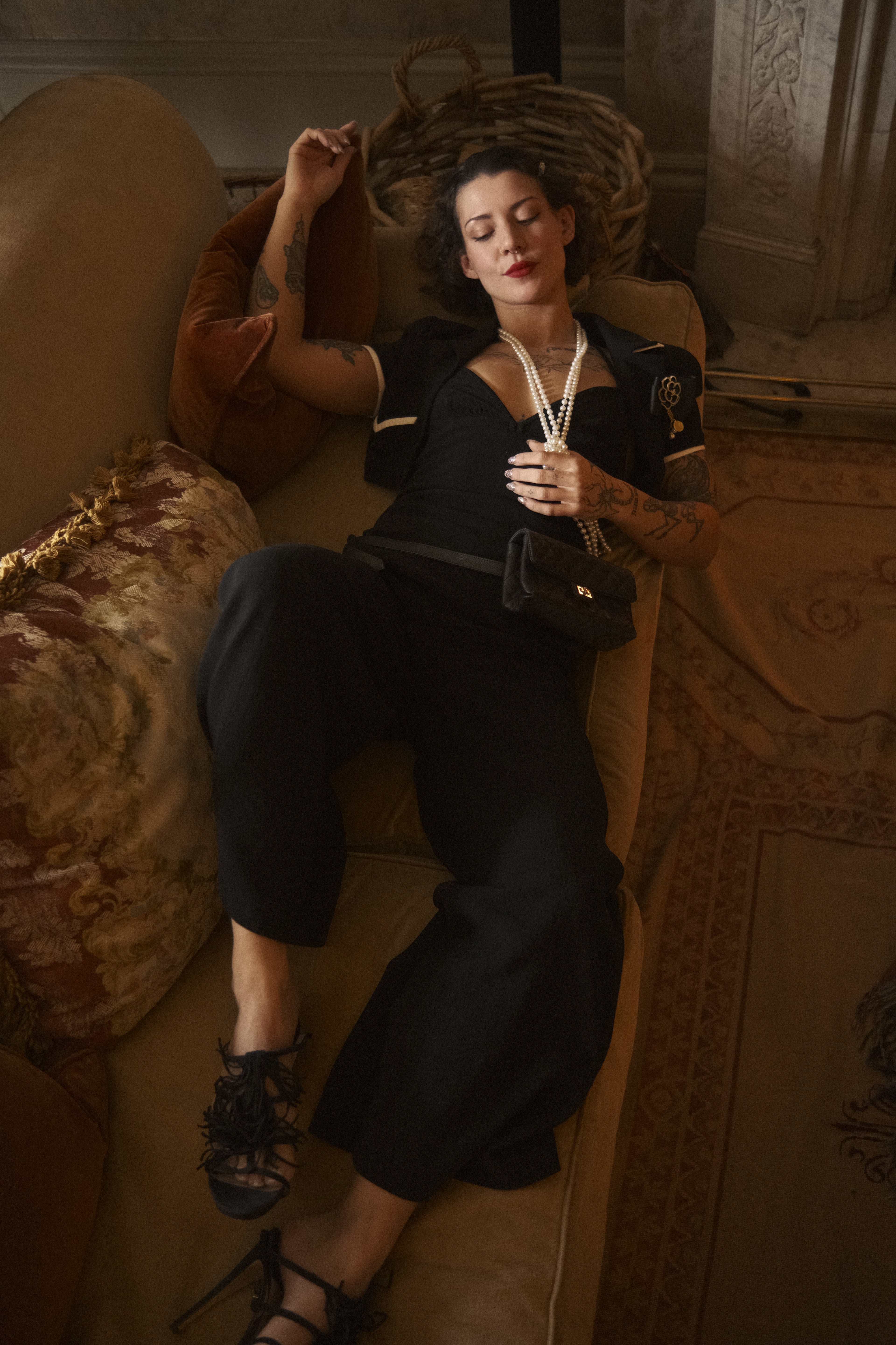 Chanel Boutique Spring / 1996 Silk Jumpsuit