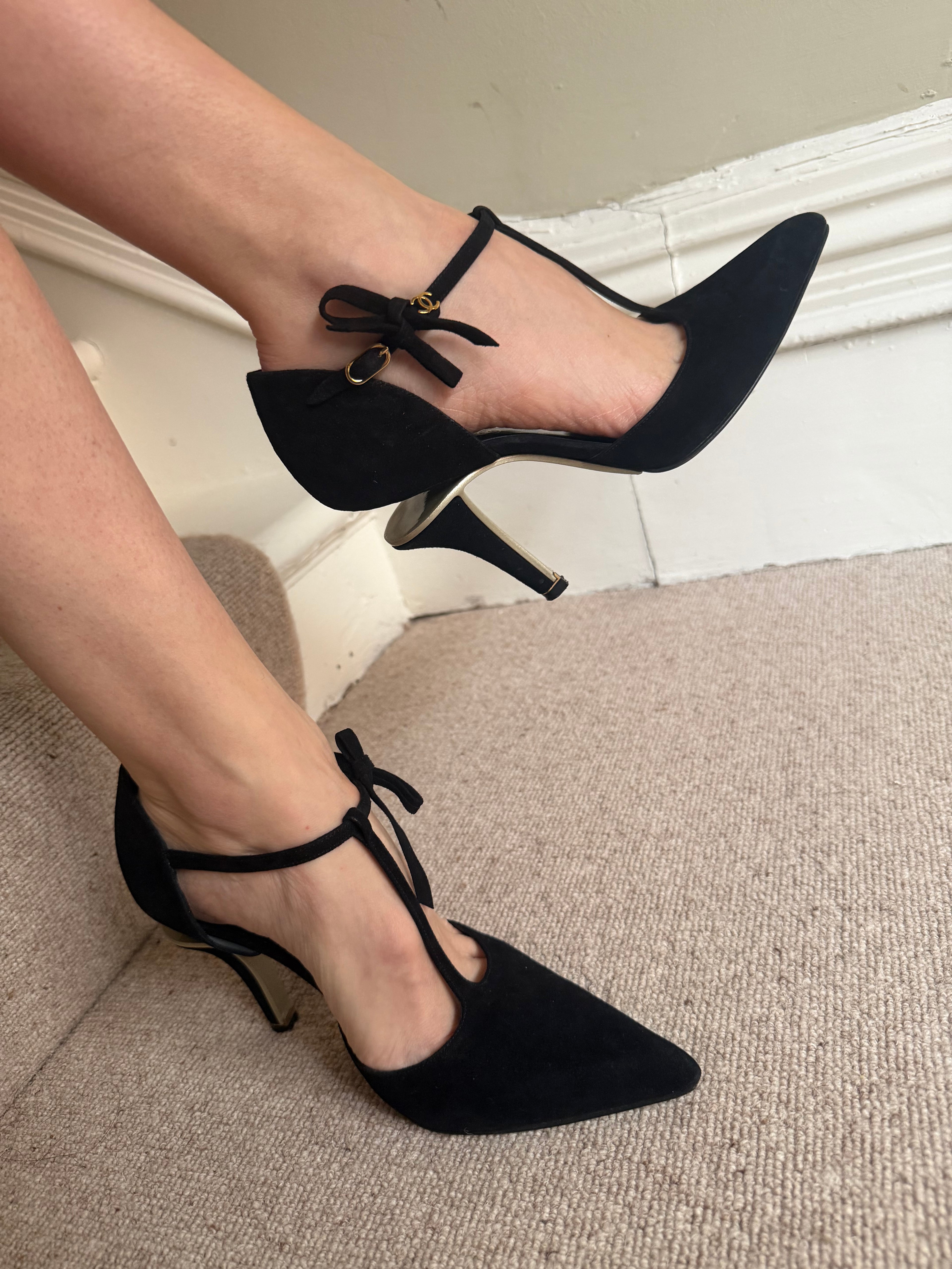 Chanel Autumn / 2002 Slingback Classic / Floating Heel