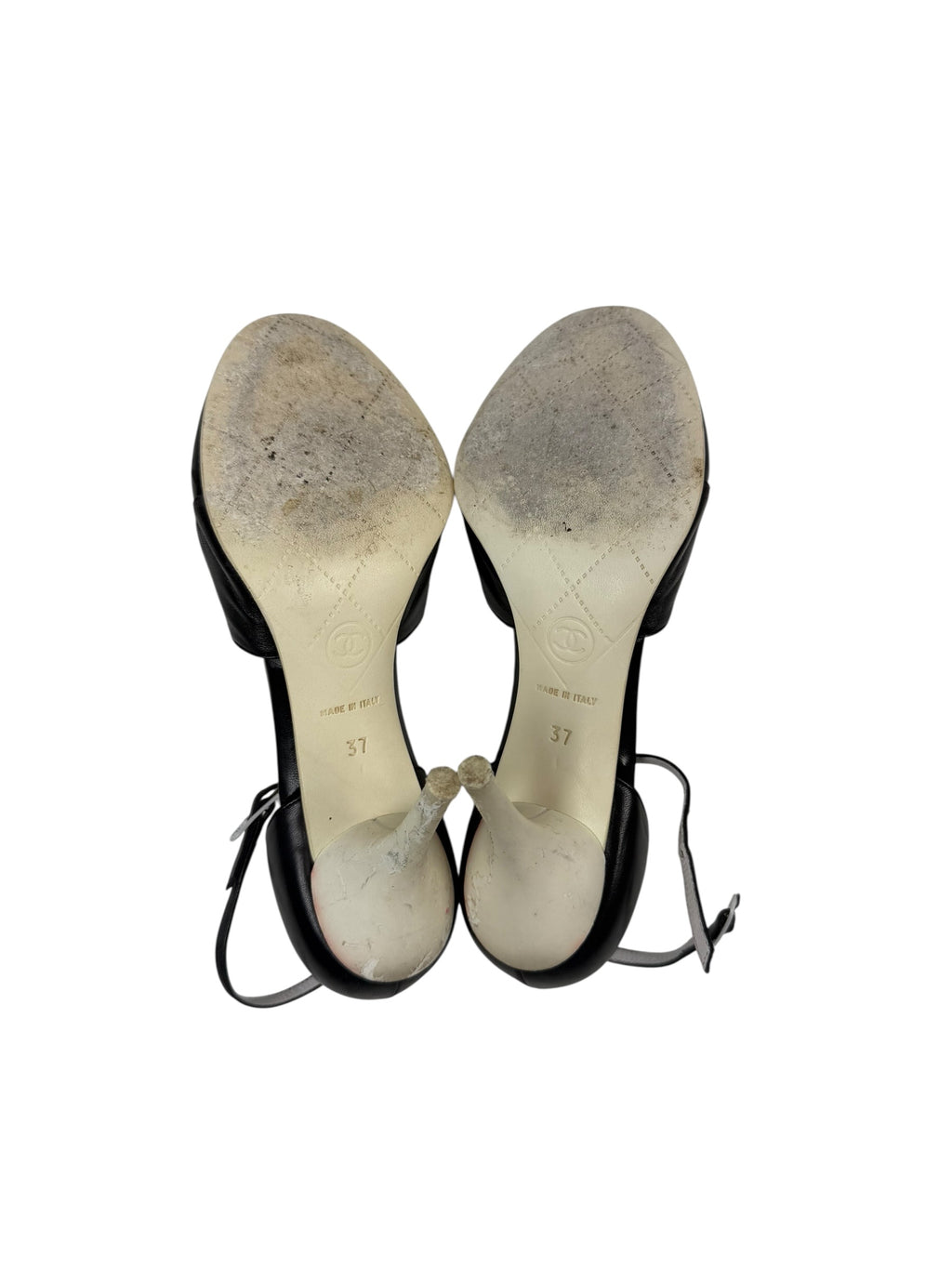 Chanel FW / 2003 T-Strap Leather Heels