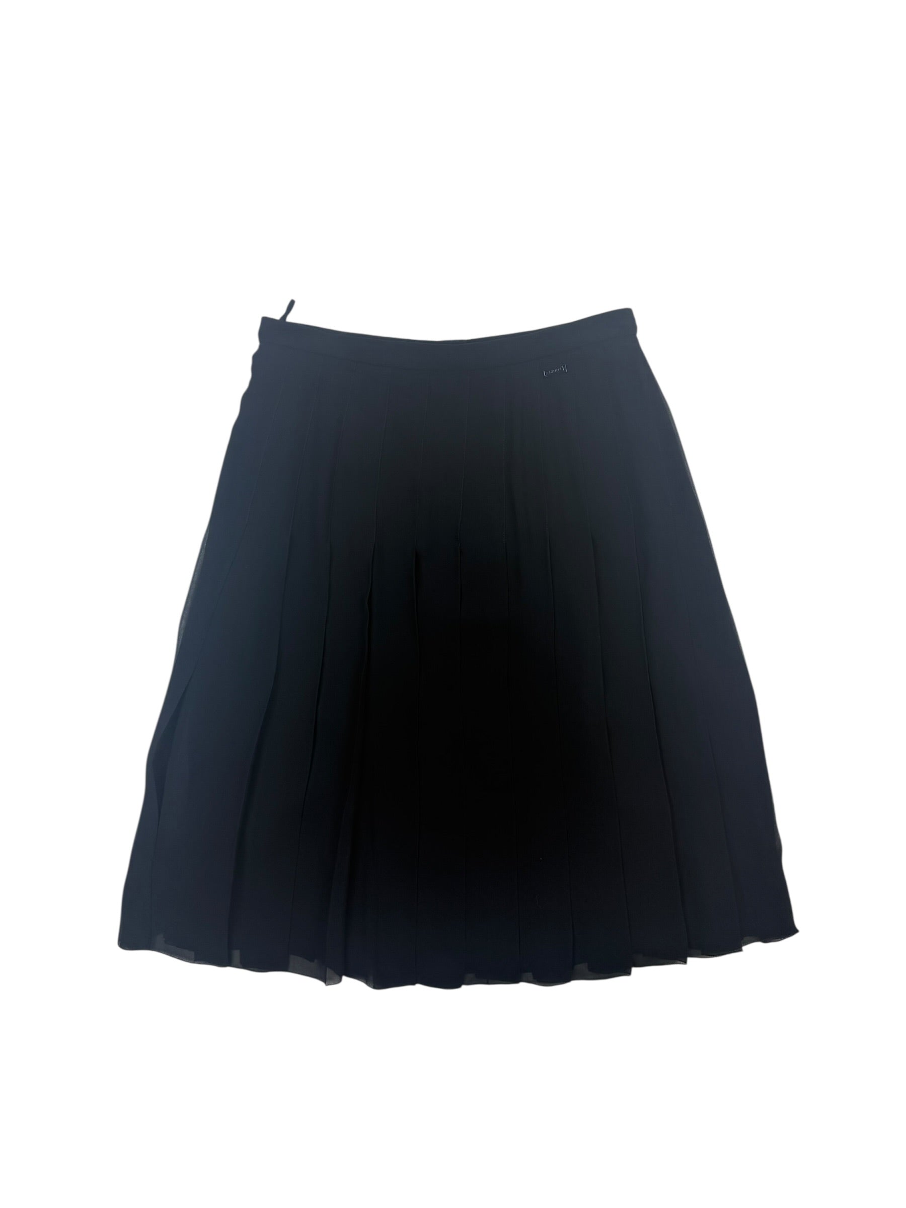 Chanel SS / 2001 Silk Pleated Skirt