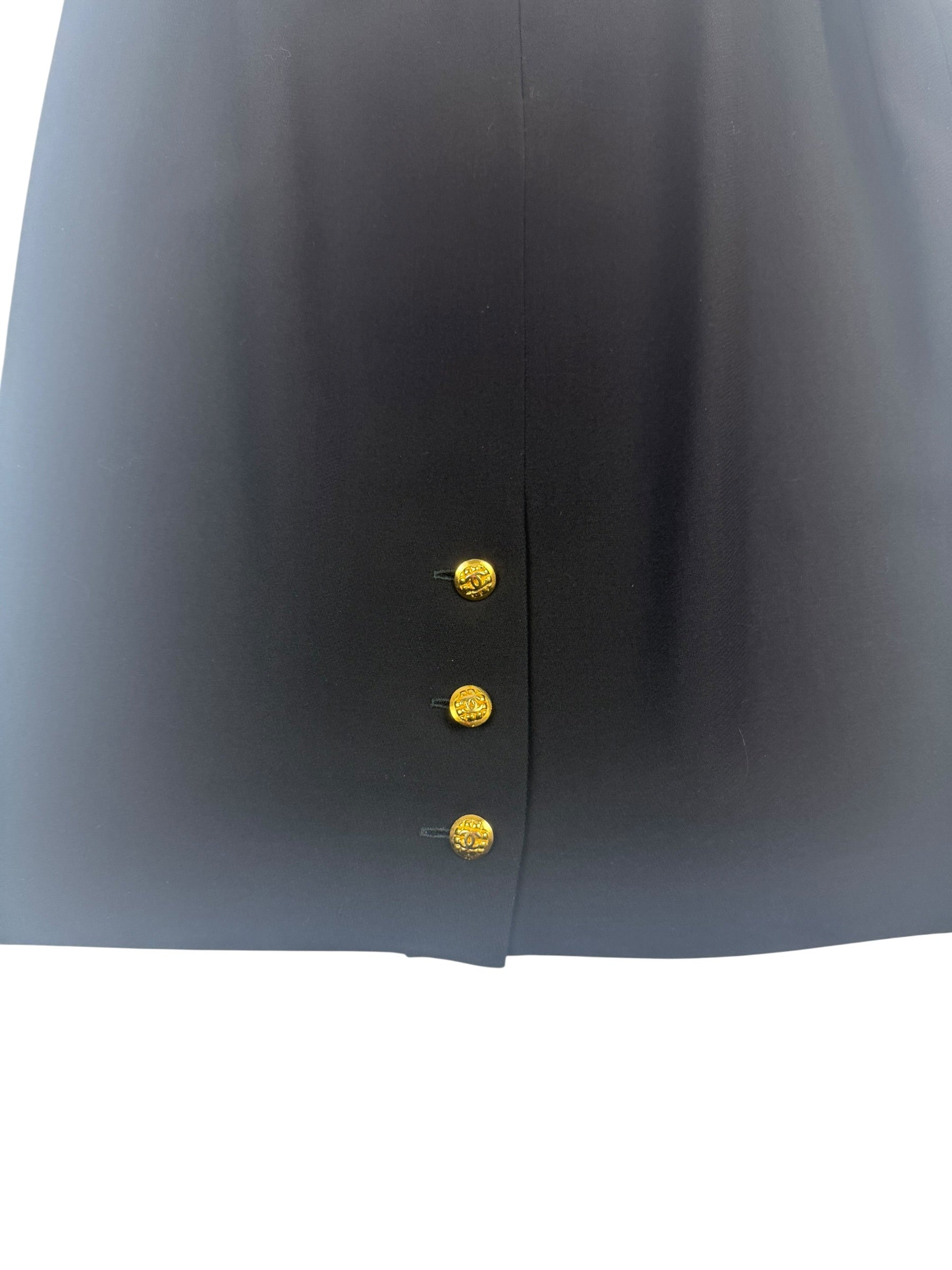 Chanel Spring / 1995 High Waist Wool Pencil Skirt