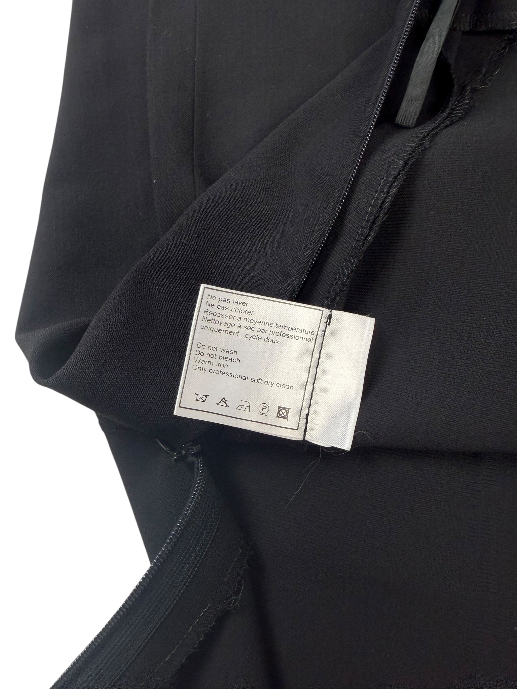 Chanel Spring / 1995 High Waist Wool Pencil Skirt