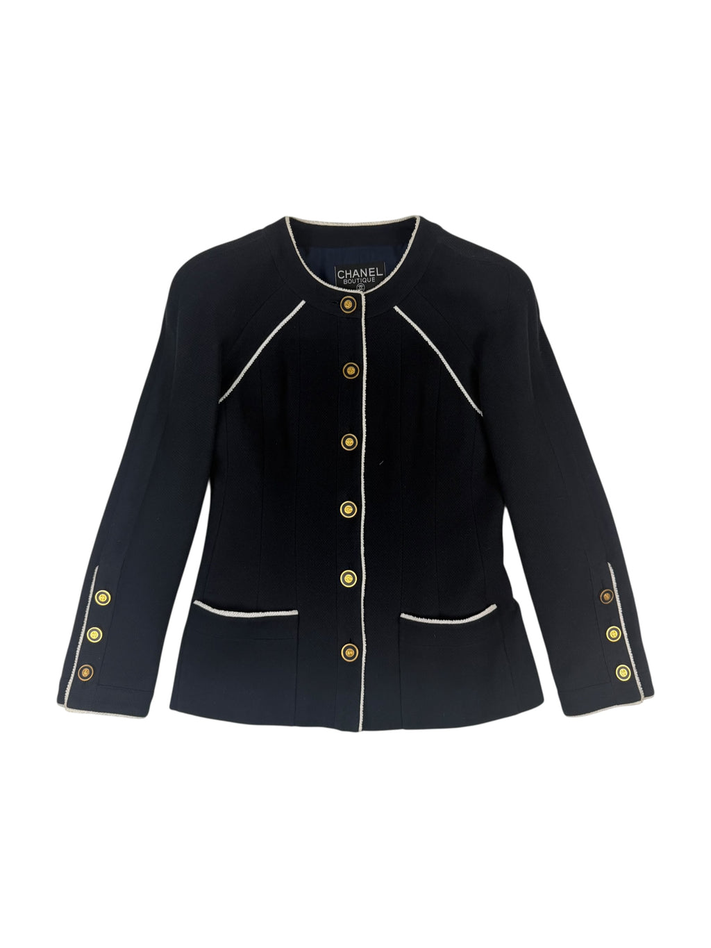 Chanel Boutique Autumn / 1996 Blazer & Skirt Set