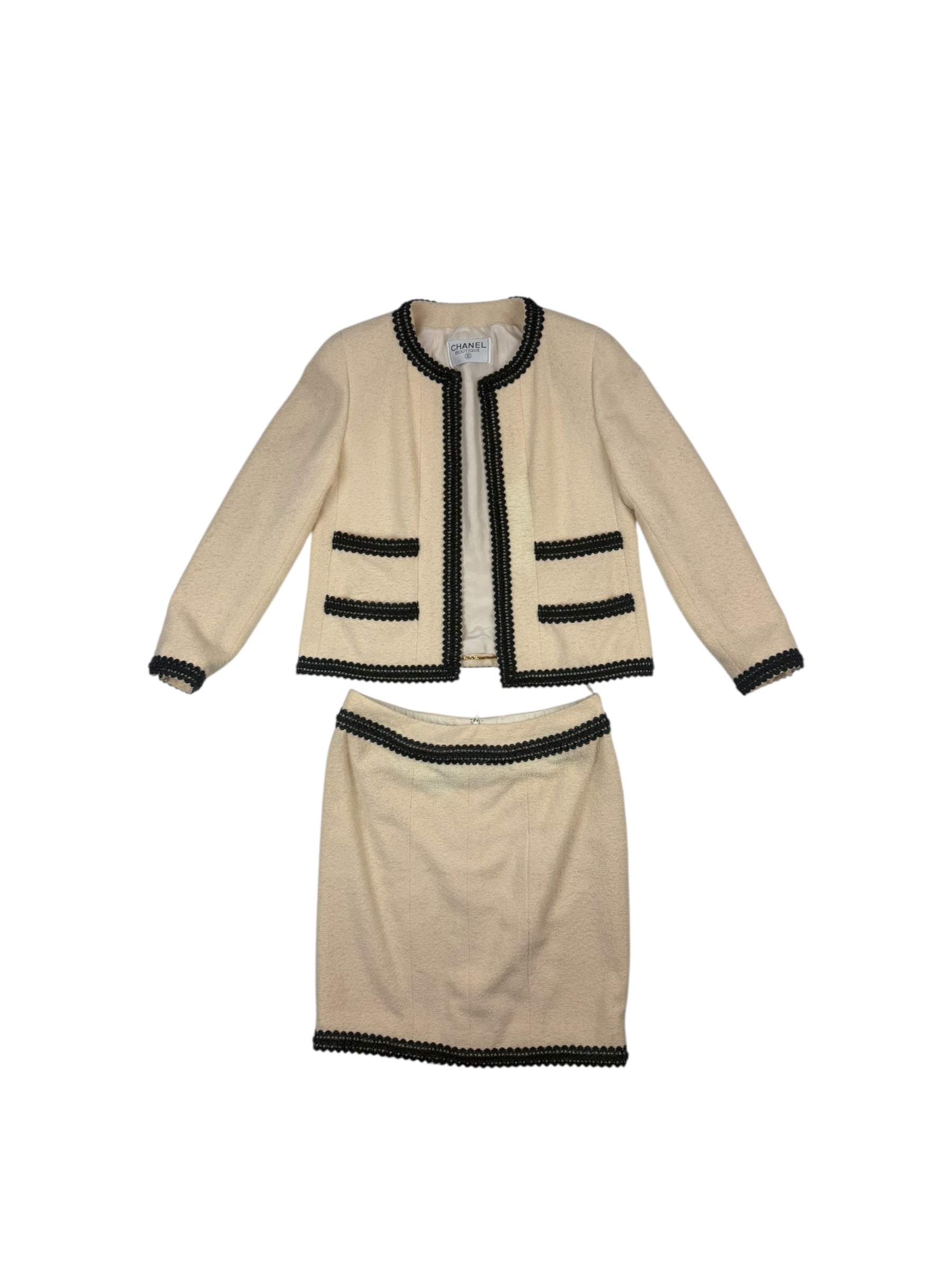 Chanel Boutique Spring / 1994 Skirt & Jacket Set
