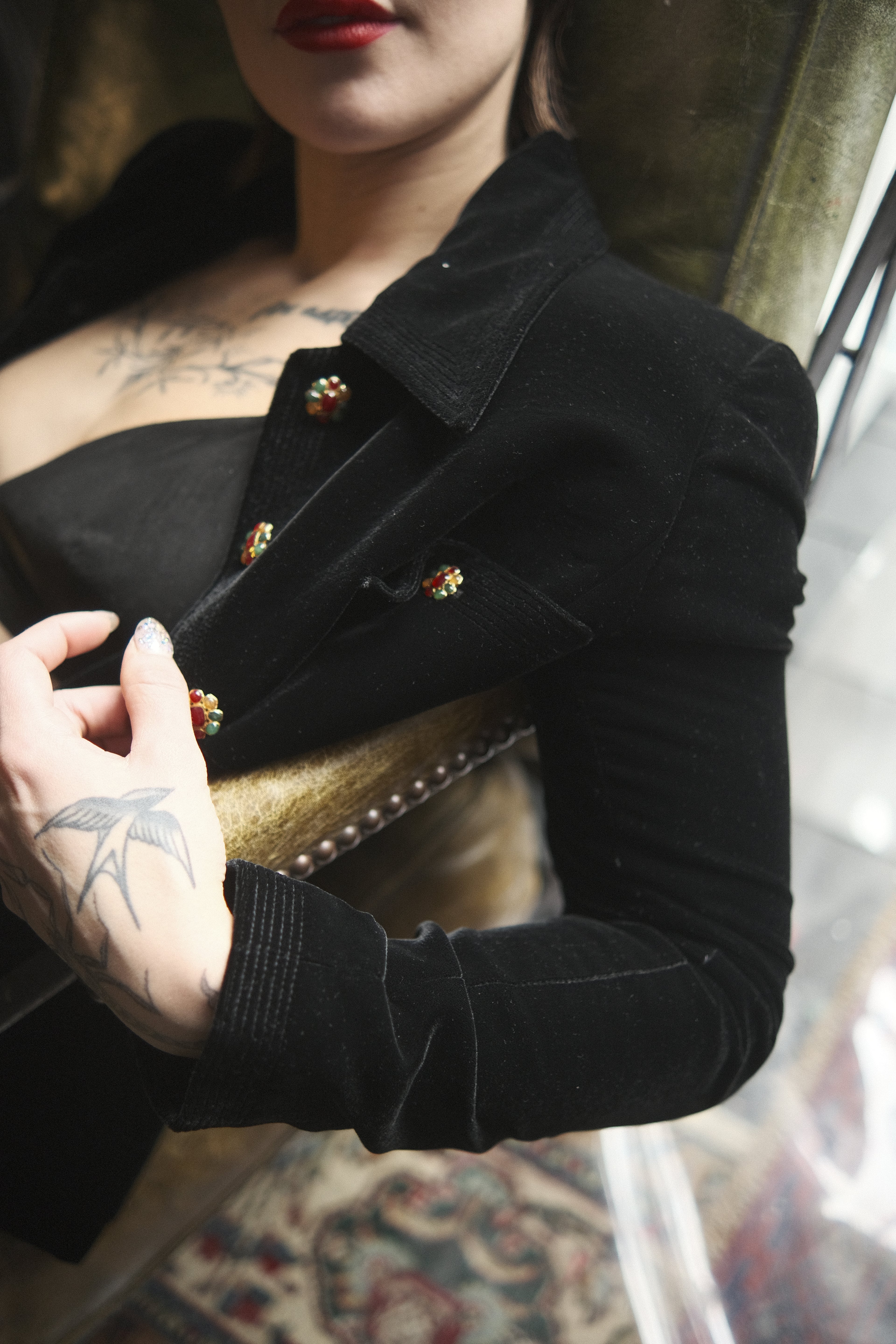 Chanel Boutique FW / 1996 La Petite Noir Jacket Set