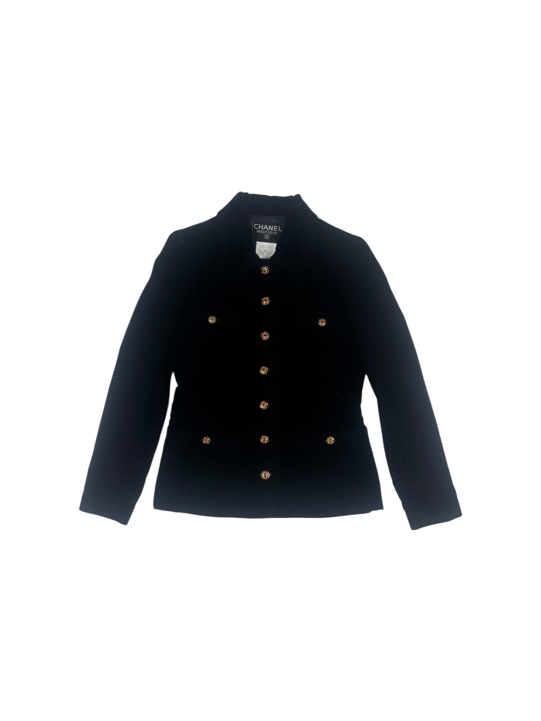 Chanel Boutique FW / 1996 La Petite Noir Jacket Set