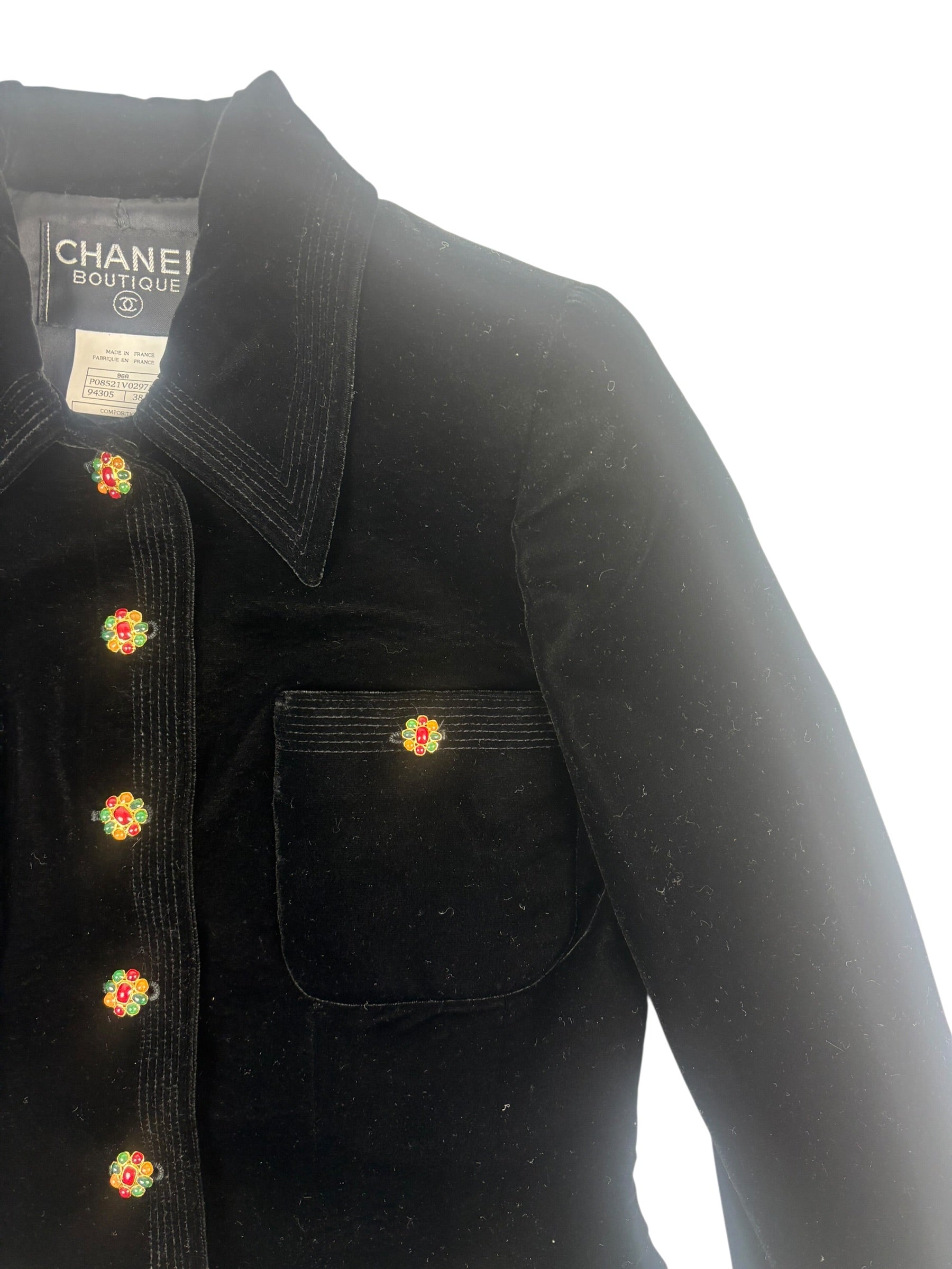 Chanel Boutique FW / 1996 La Petite Noir Jacket Set