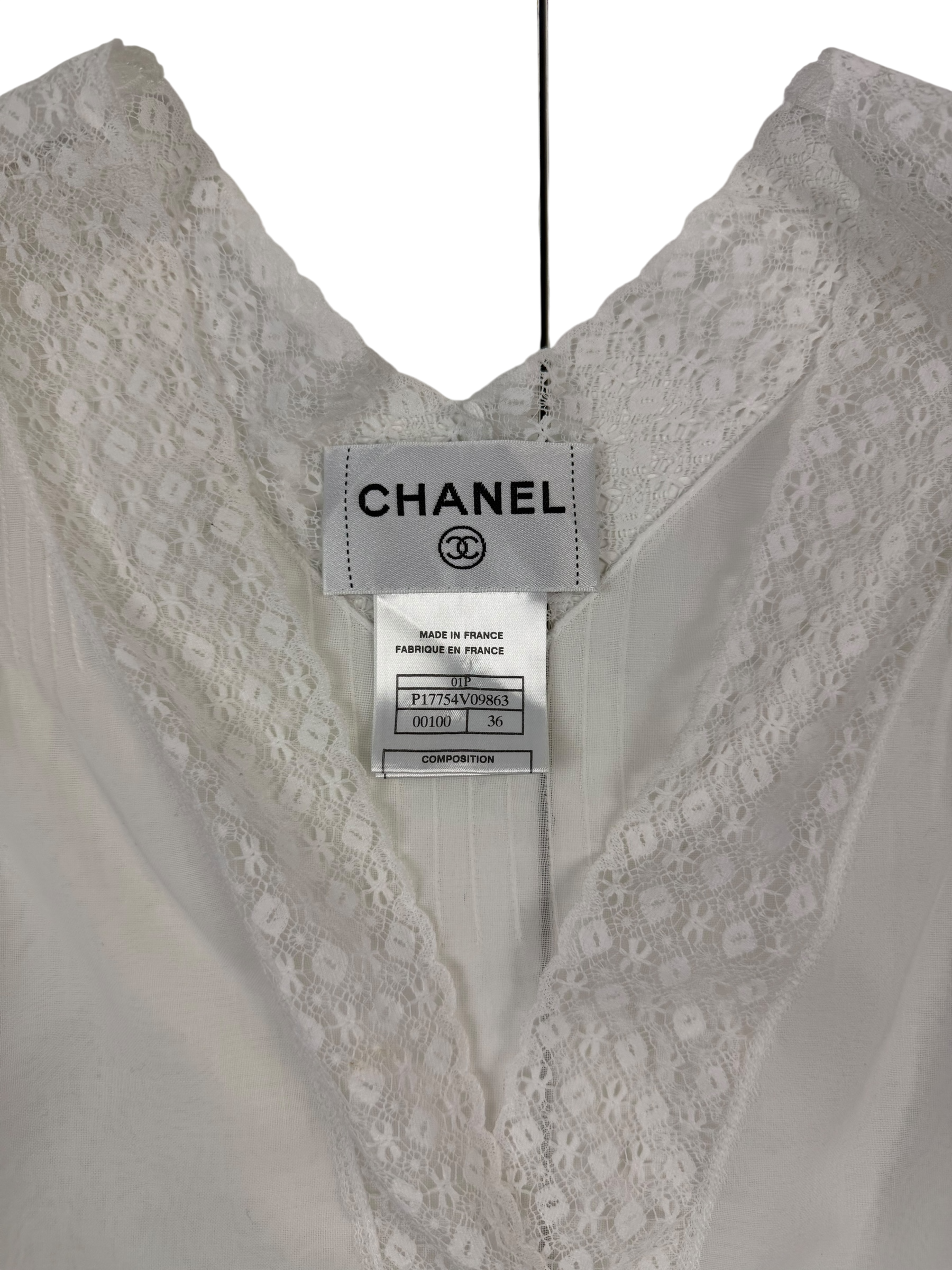 Chanel SS / 2002 Two-Part Cotton Blouse
