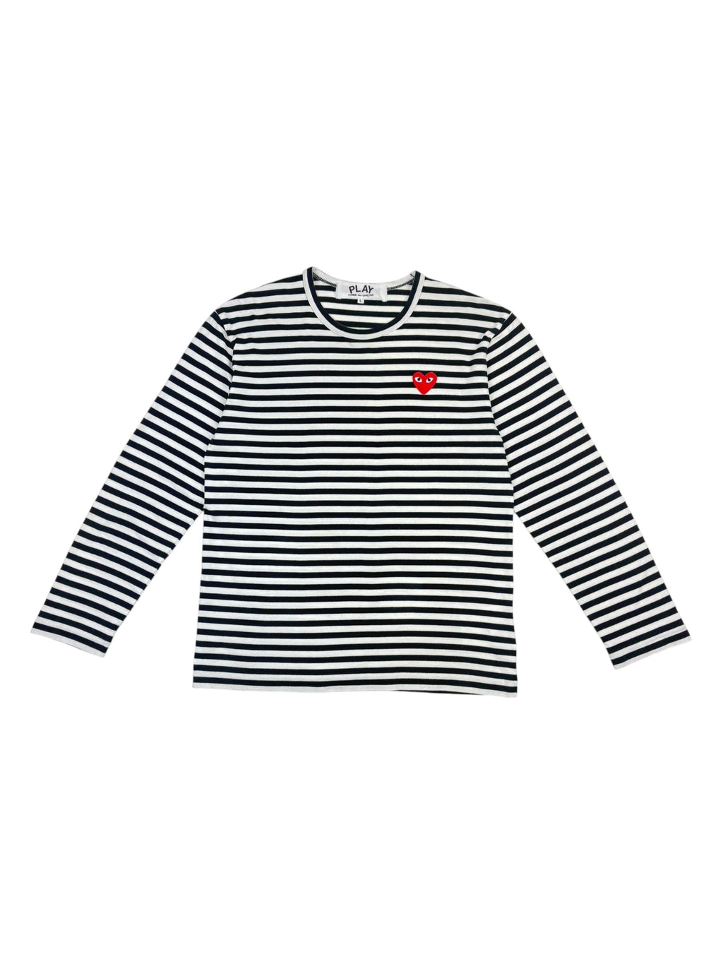Comme des Garçons PLAY Stripe LS Tee