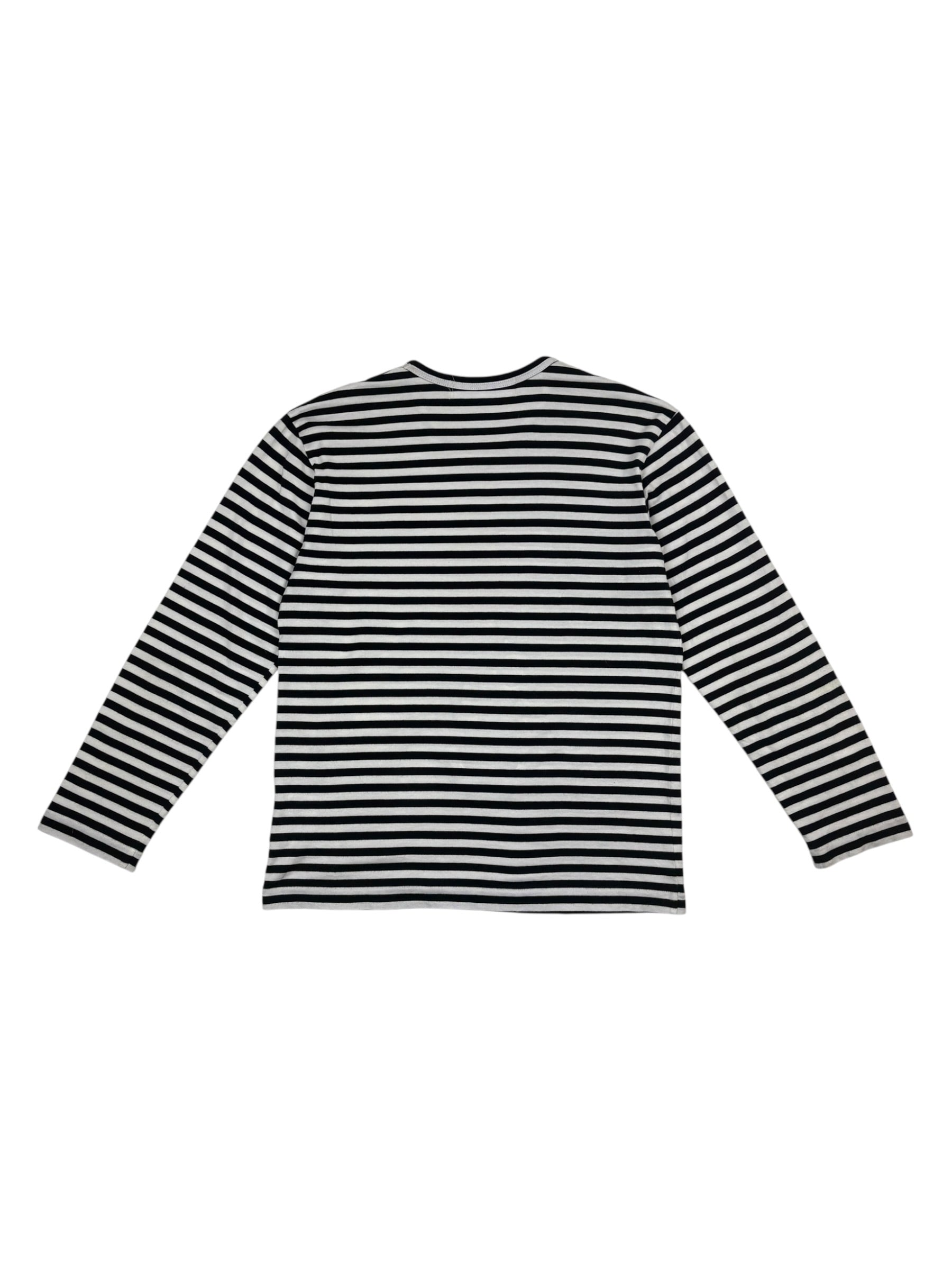 Comme des Garçons PLAY Stripe LS Tee