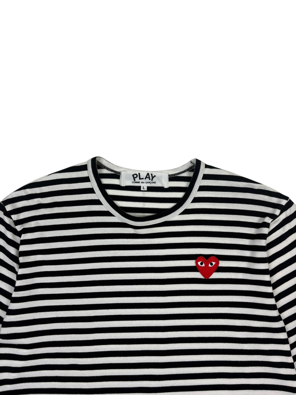 Comme des Garçons PLAY Stripe LS Tee
