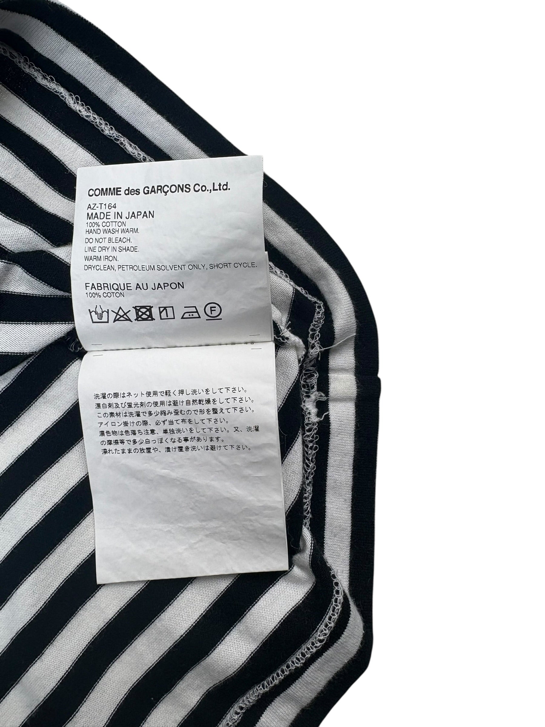 Comme des Garçons PLAY Stripe LS Tee
