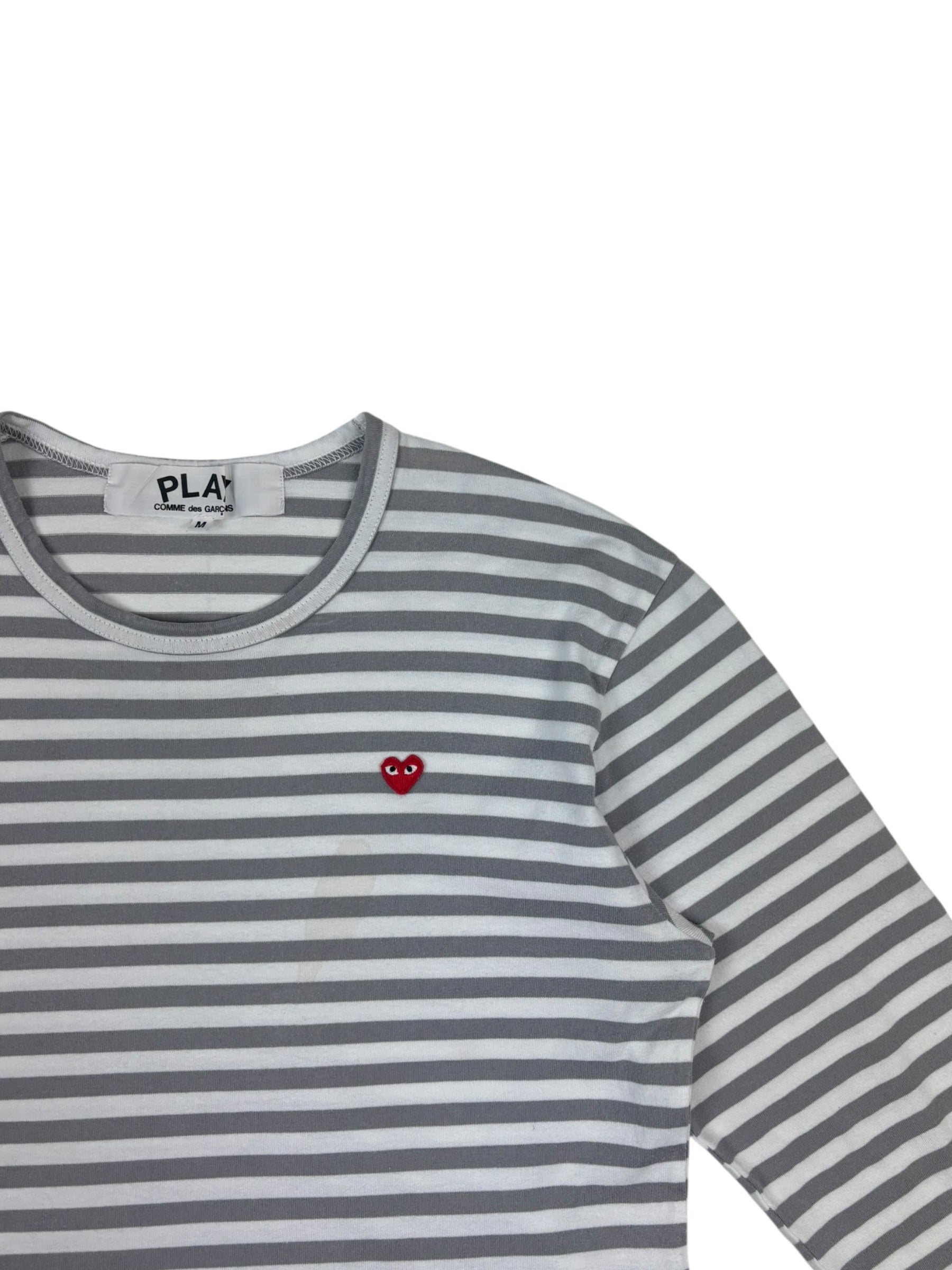Comme des Garçons PLAY Stripe LS Tee
