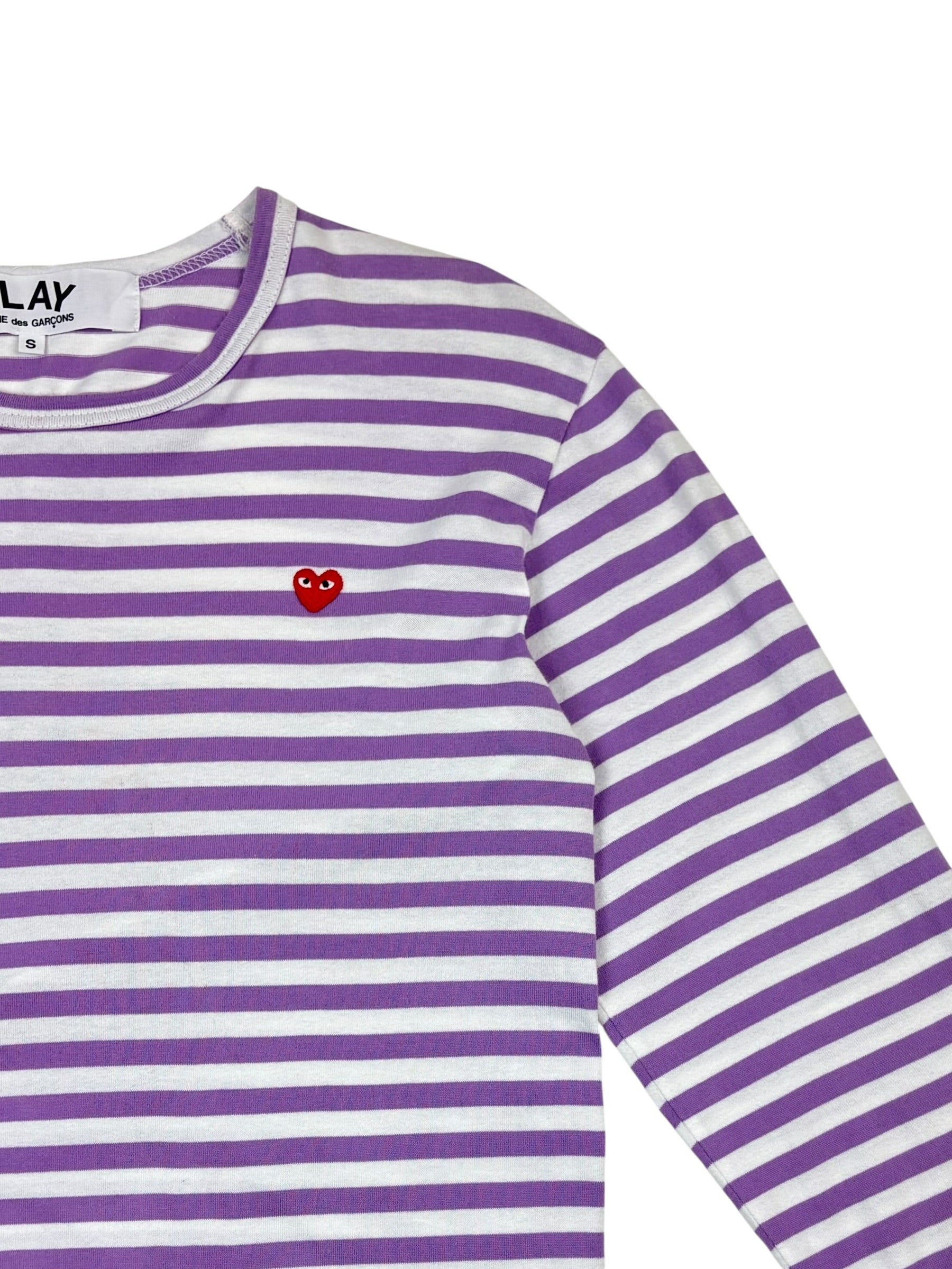 Comme des Garçons PLAY Stripe LS Tee