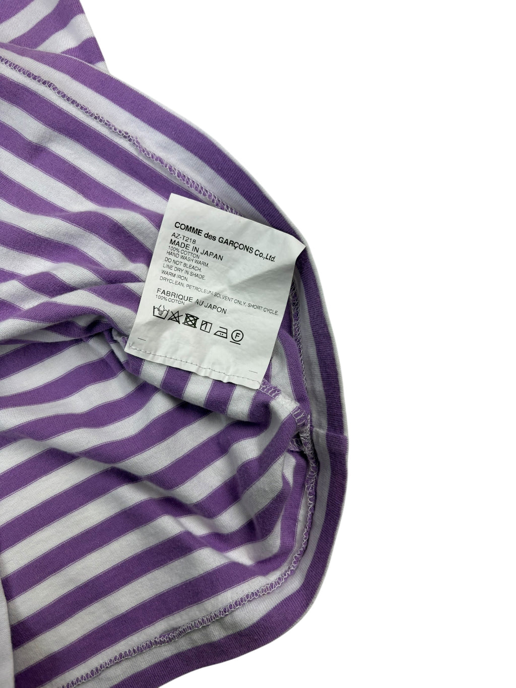 Comme des Garçons PLAY Stripe LS Tee