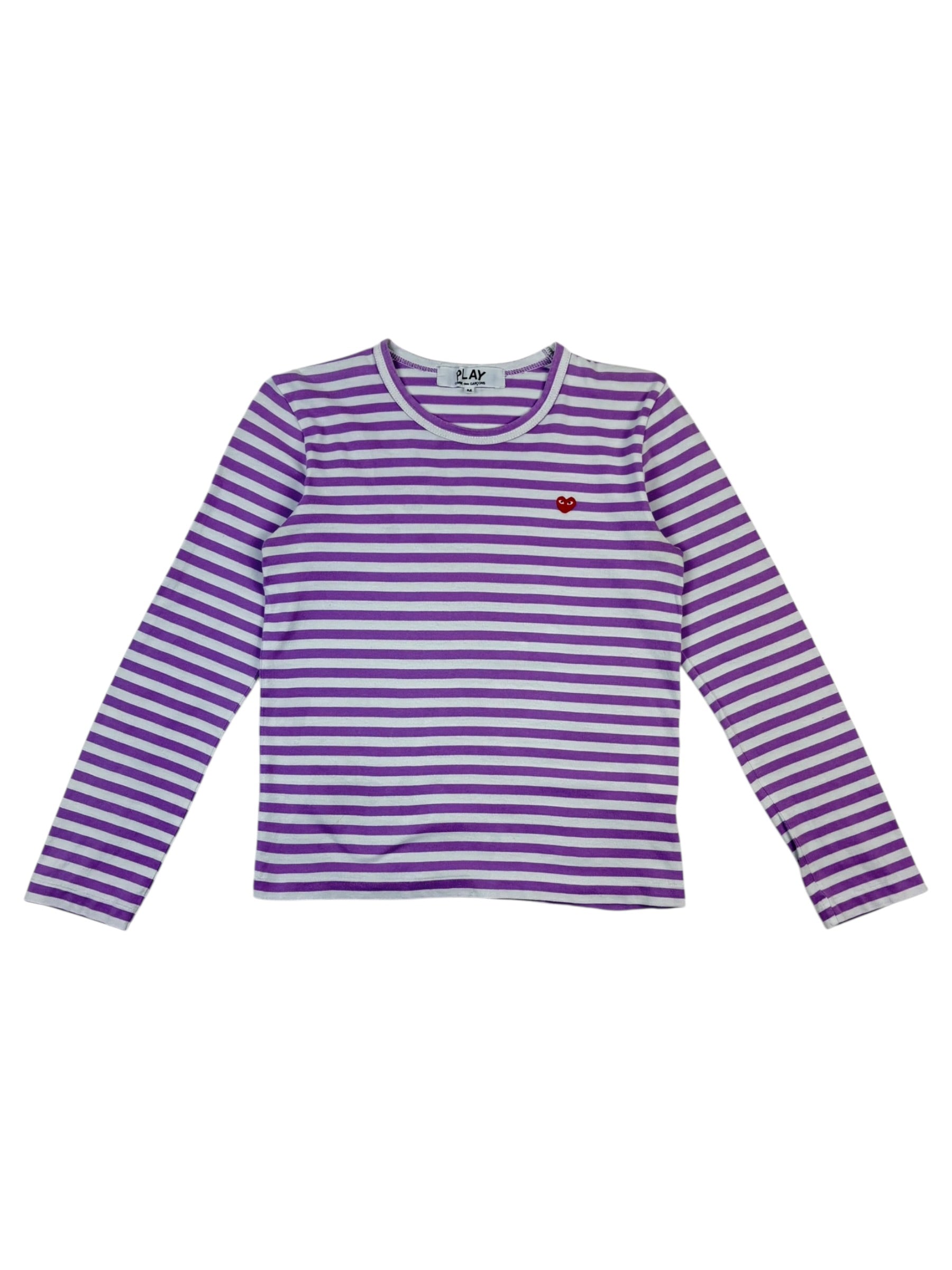 Comme Des Garçons PLAY Stripe LS Tee