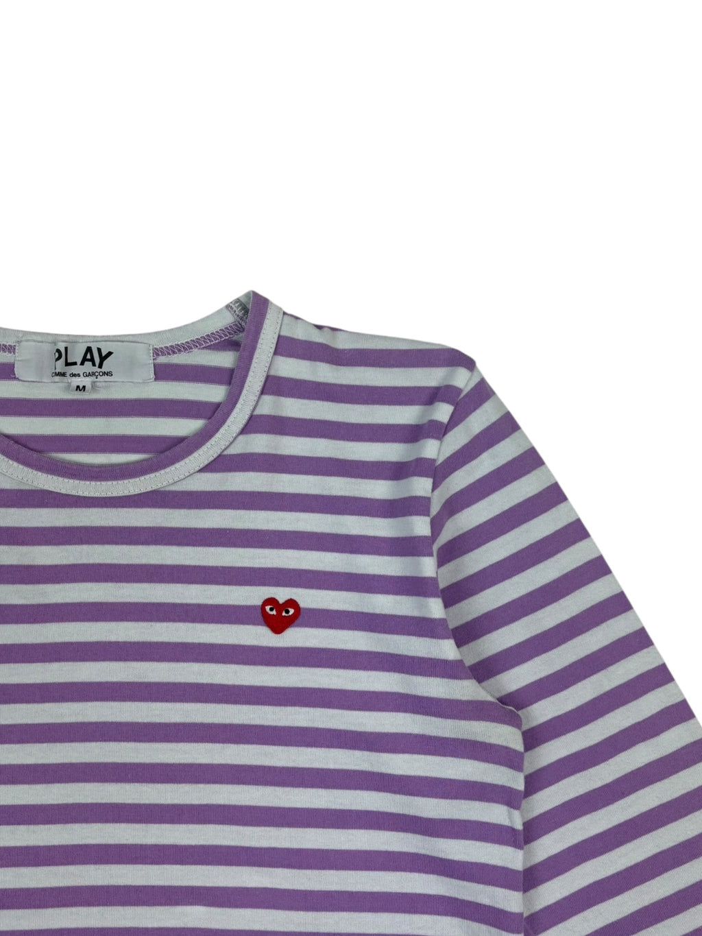 Comme Des Garçons PLAY Stripe LS Tee