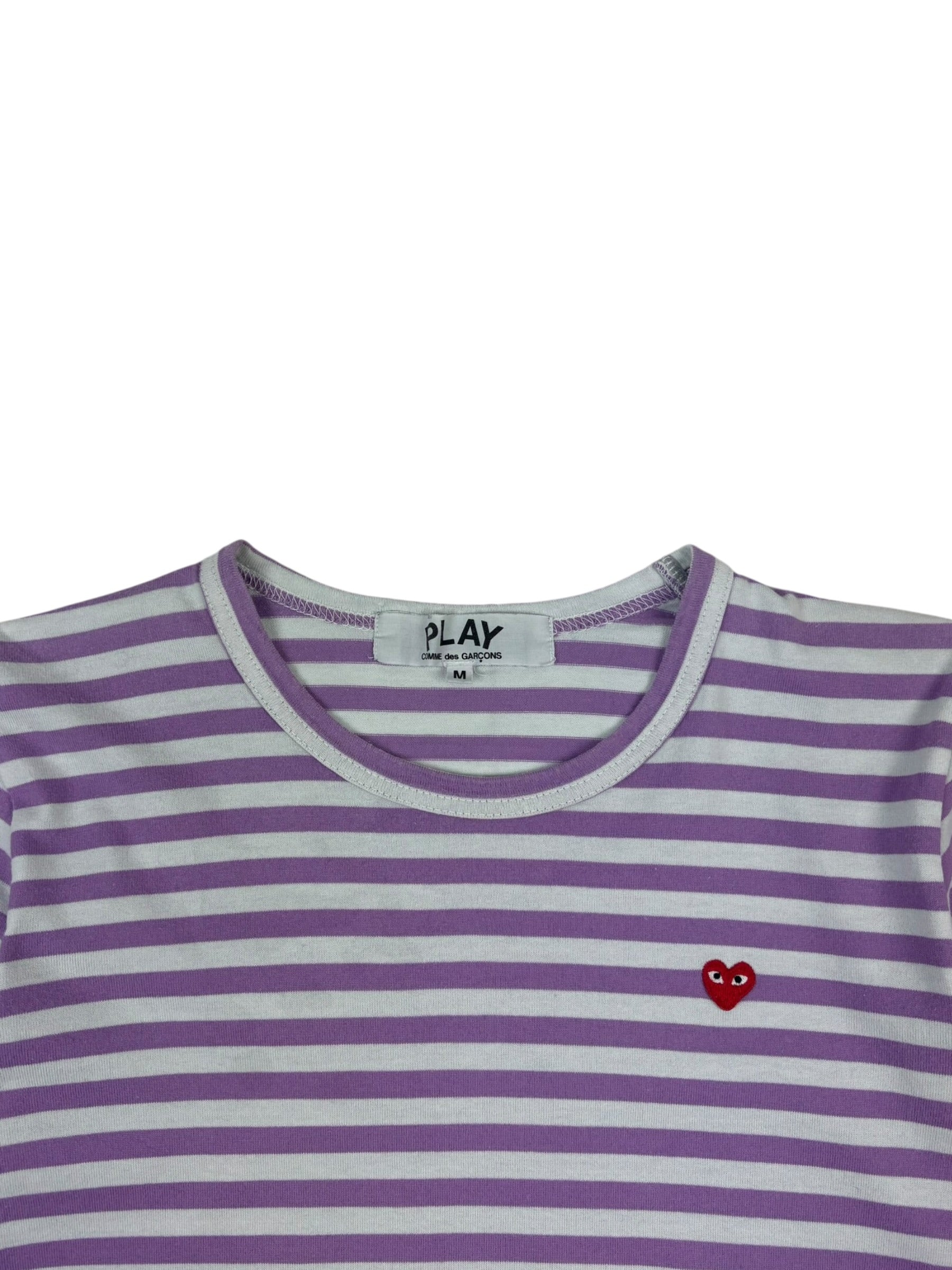 Comme Des Garçons PLAY Stripe LS Tee