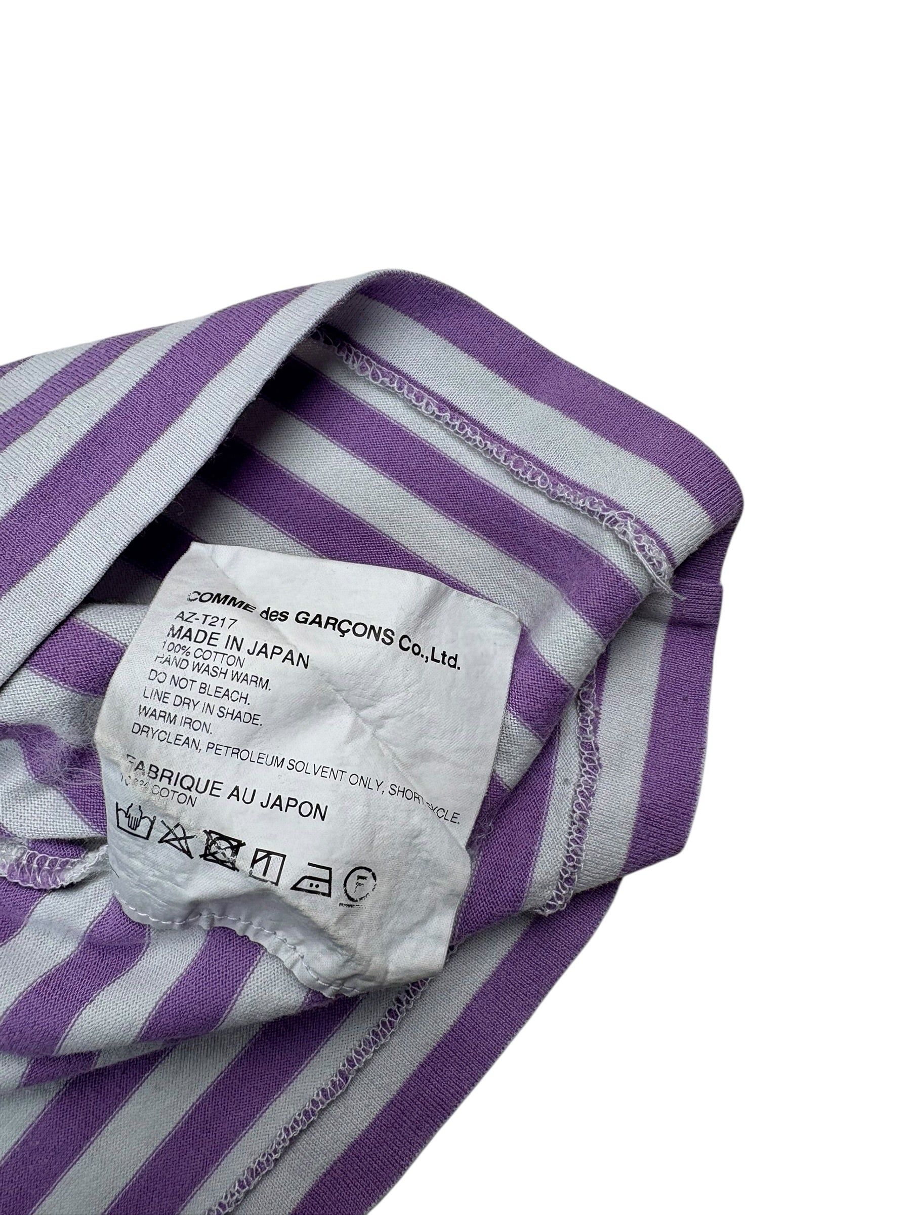 Comme Des Garçons PLAY Stripe LS Tee