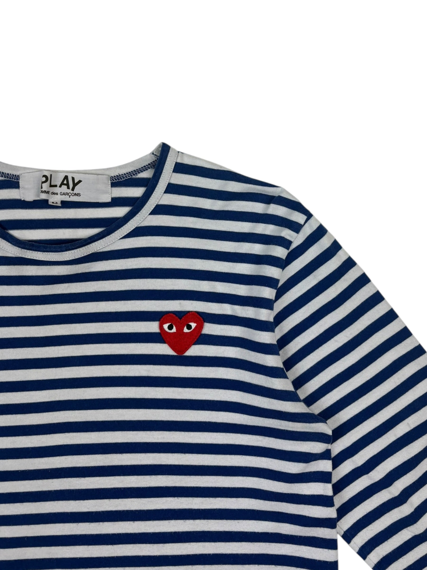 Comme Des Garçons PLAY Stripe LS Tee