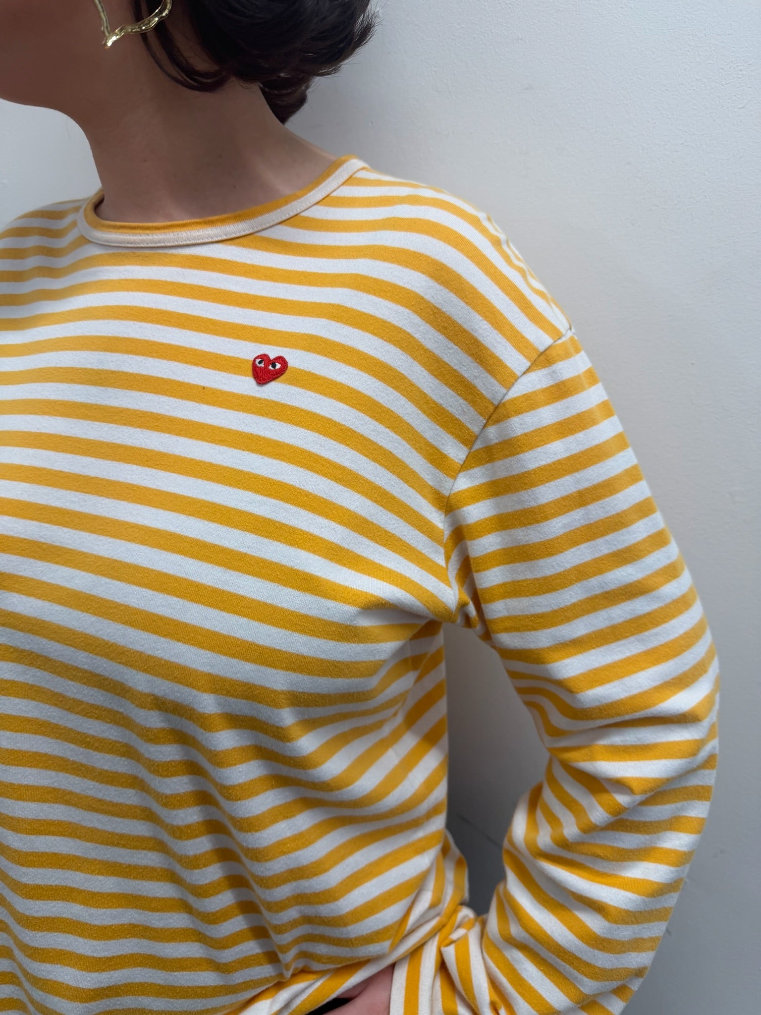 Comme des Garçons PLAY Stripe LS Tee