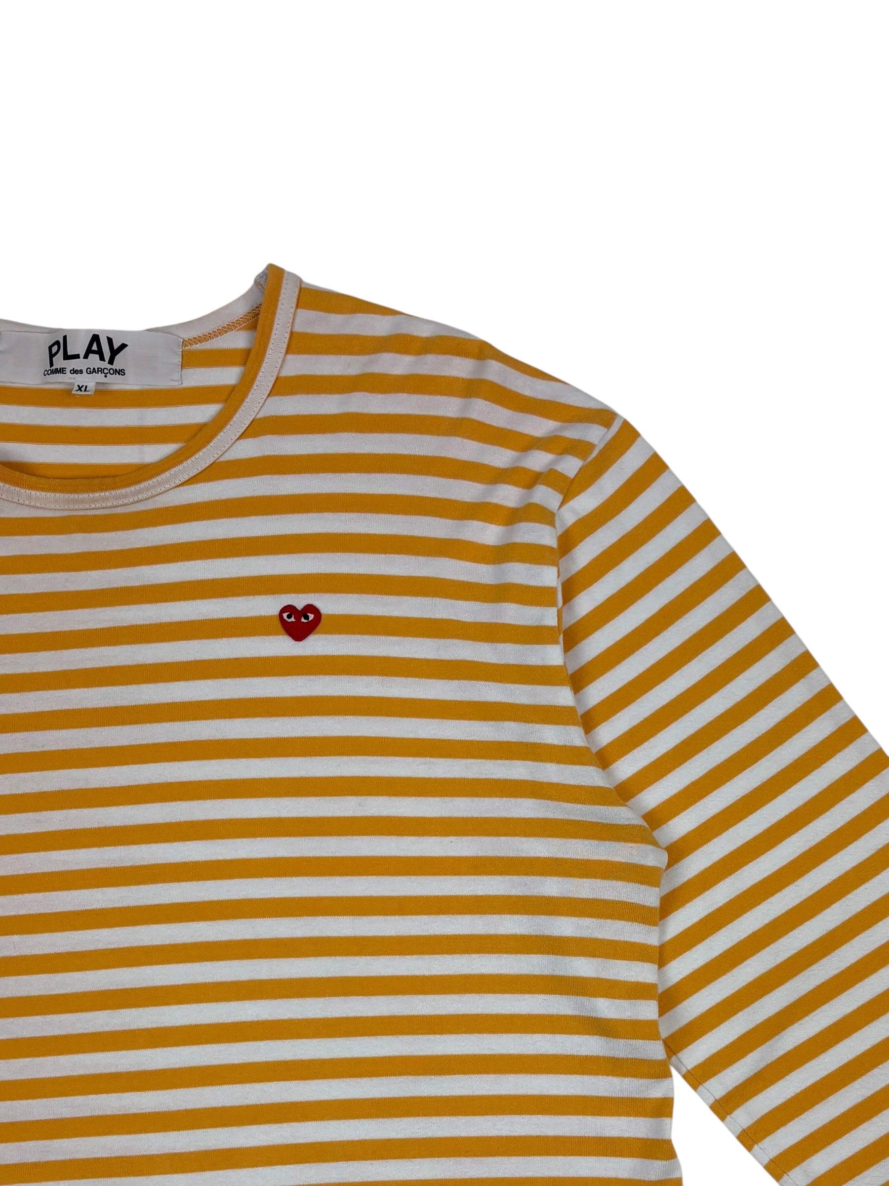Comme des Garçons PLAY Stripe LS Tee