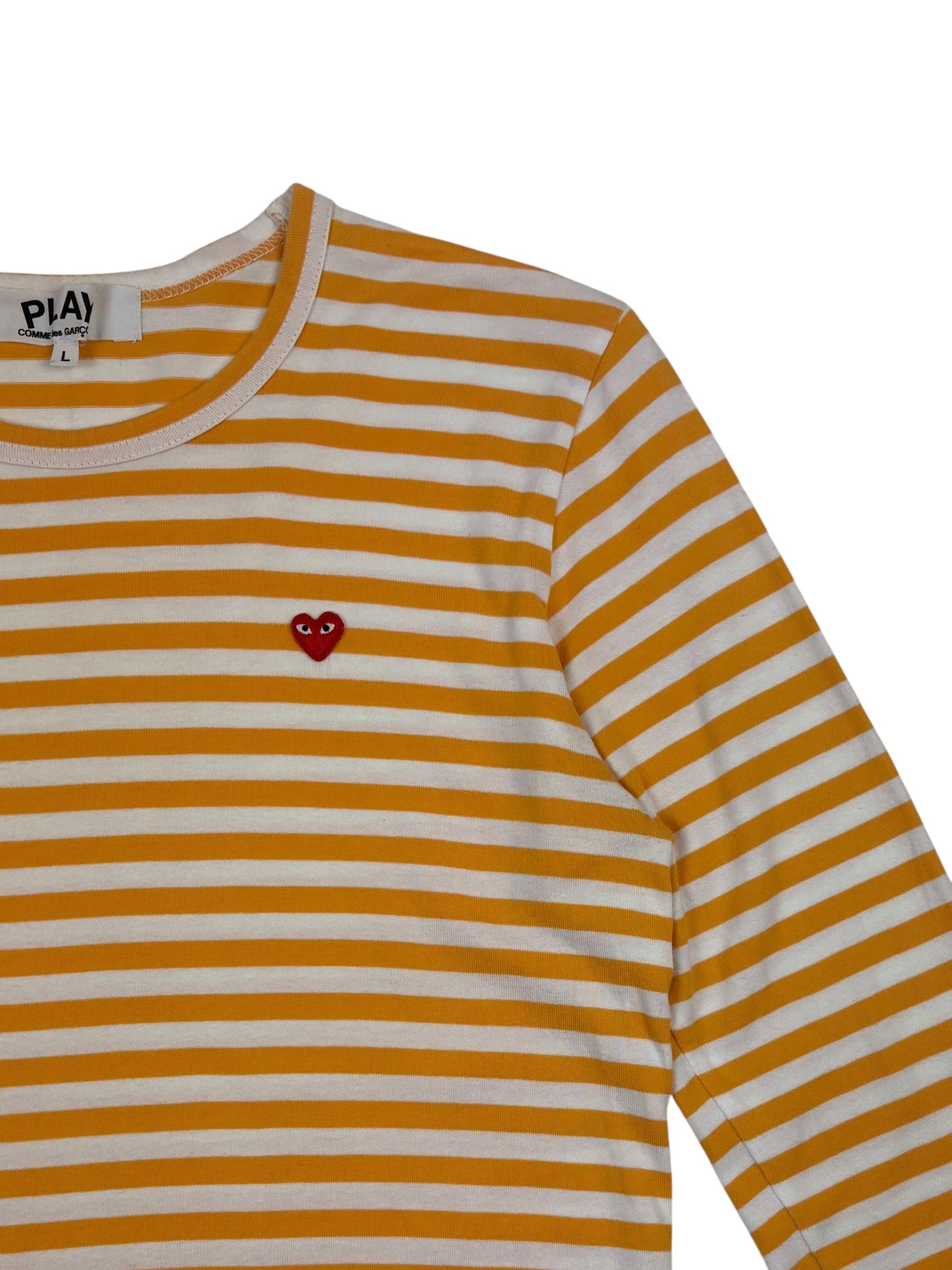 Comme des Garçons PLAY Stripe LS Tee