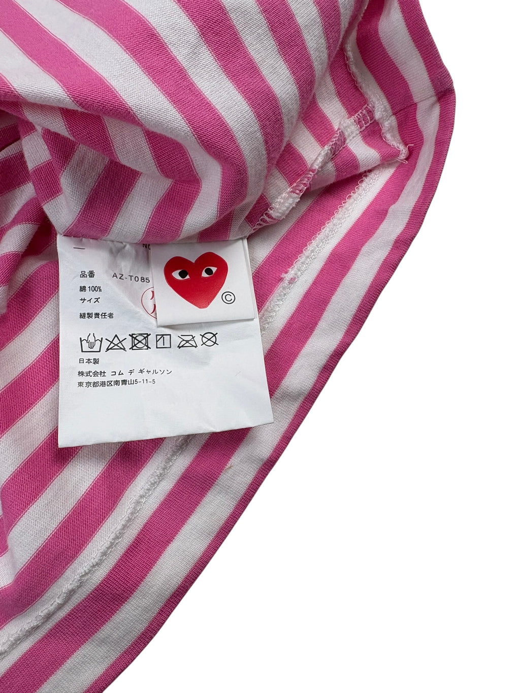 Comme des Garçons PLAY Stripe LS Tee