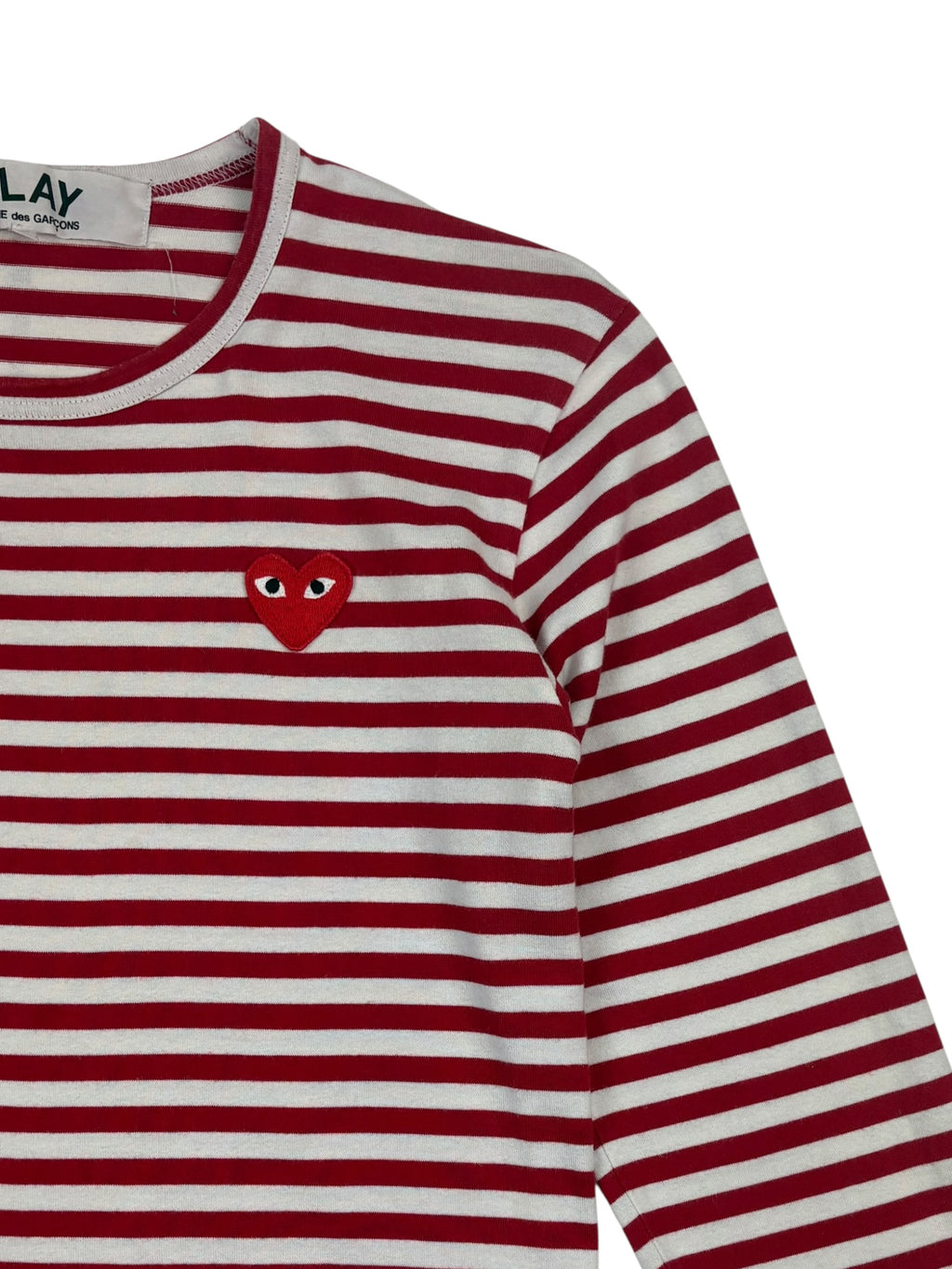 Comme des Garçons PLAY Stripe LS Tee